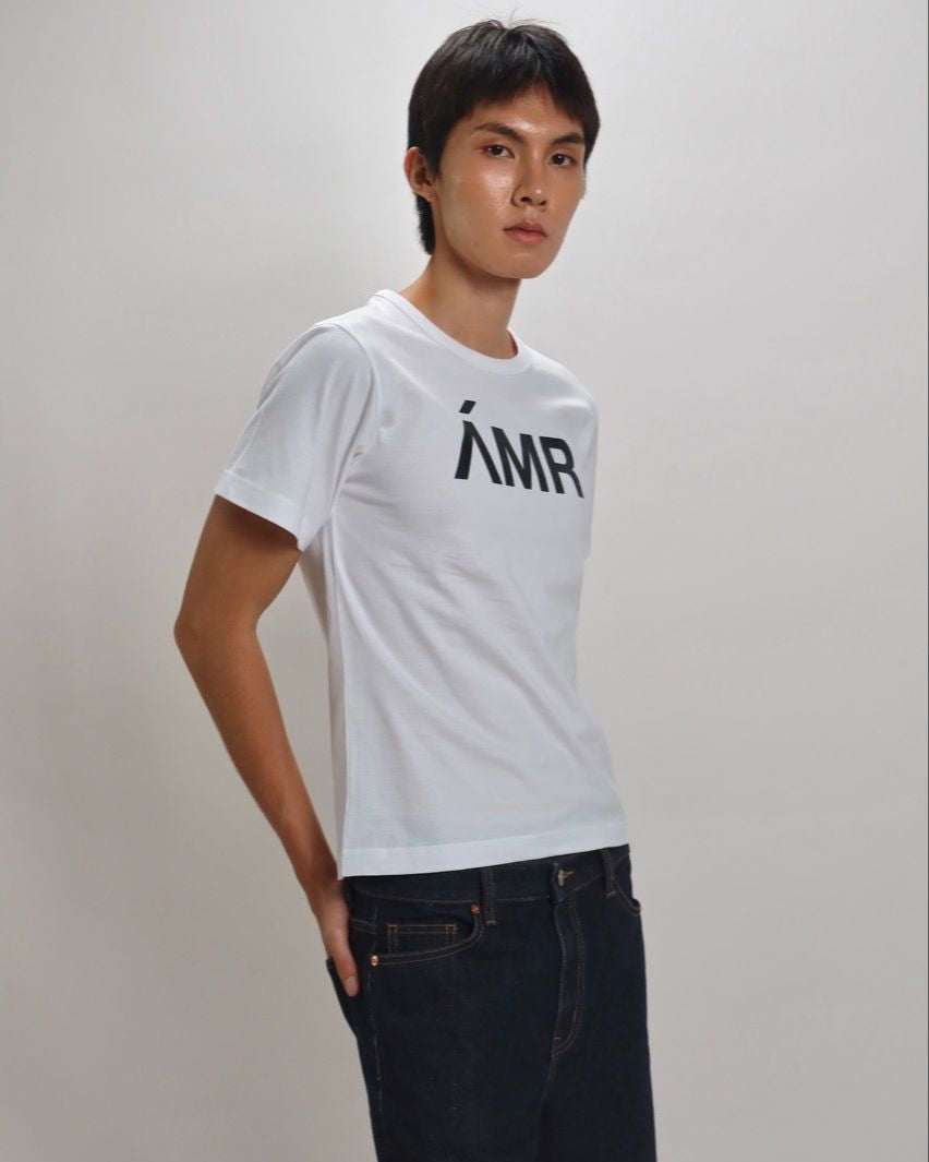 Découvrir - AMR Slim Fit T-Shirt in White