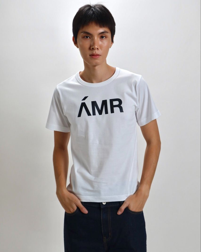 Découvrir - AMR Slim Fit T-Shirt in White