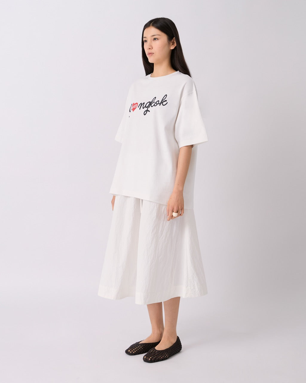 AMR DE SAISON - Bangkok Heart T-Shirt in White