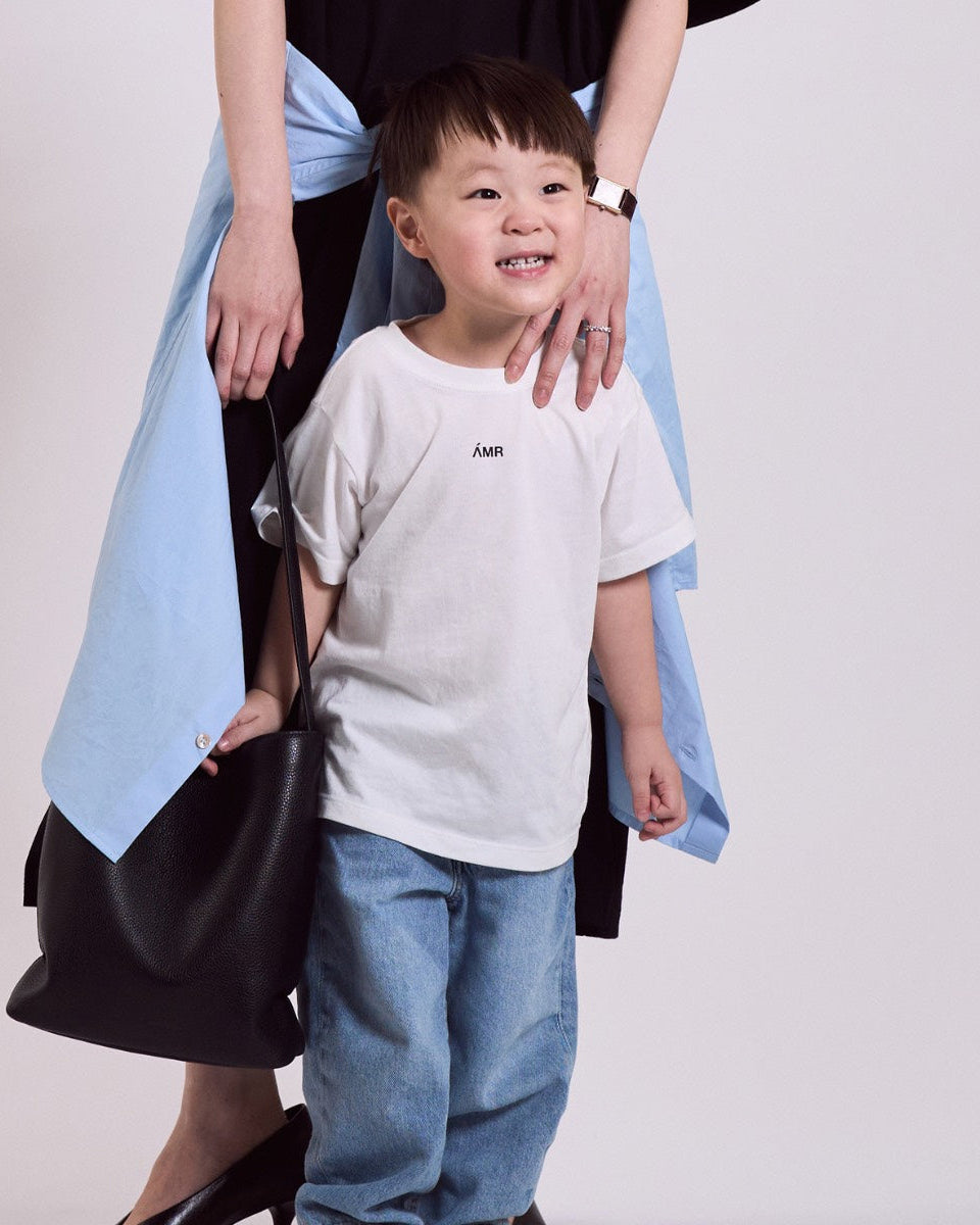 Mother Energy - AMR Petite Logo T-Shirt in White