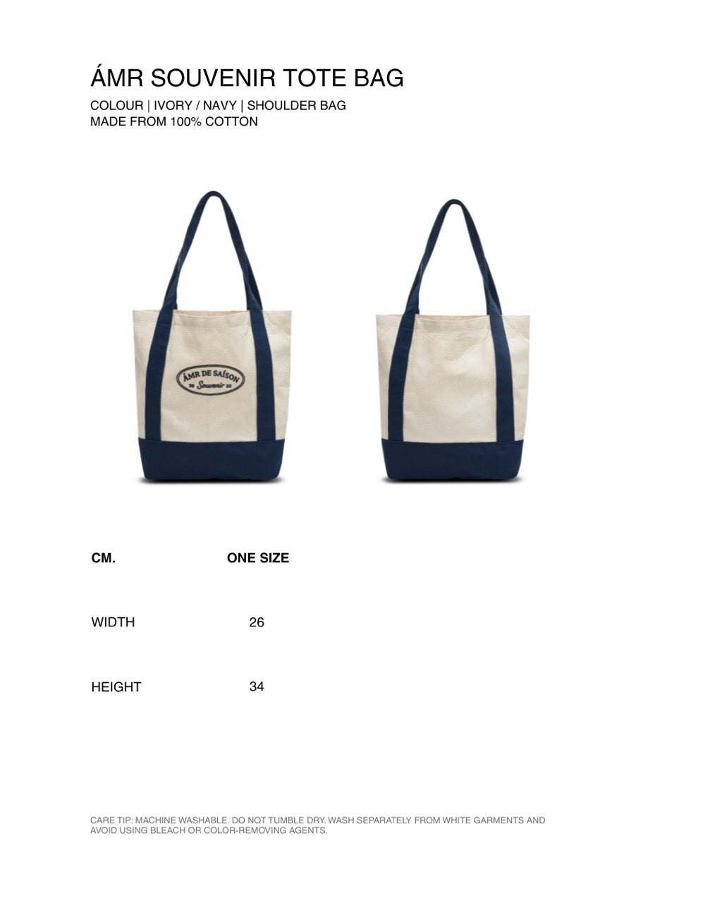 AMR DE SAISON - AMR Souvenir Tote Bag