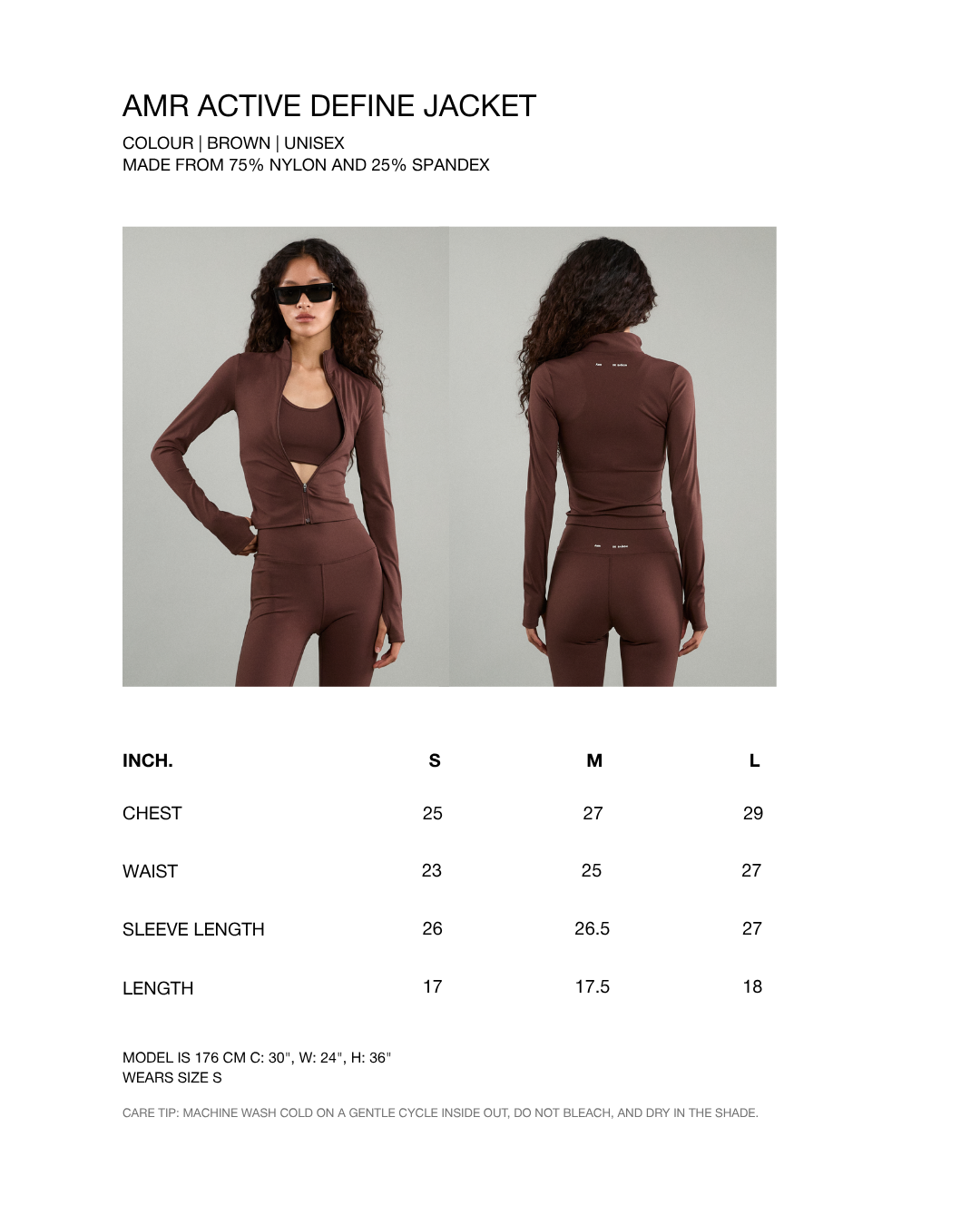 Athleisure Athletic Club - AMR Active Define Jacket in Brown