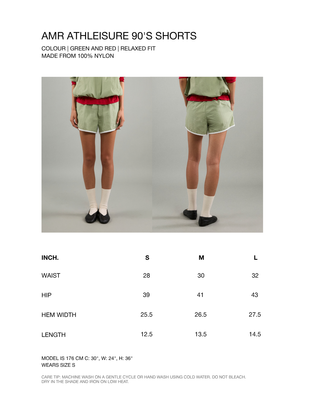 Athleisure Athletic Club - AMR Athleisure 90's Shorts in Green
