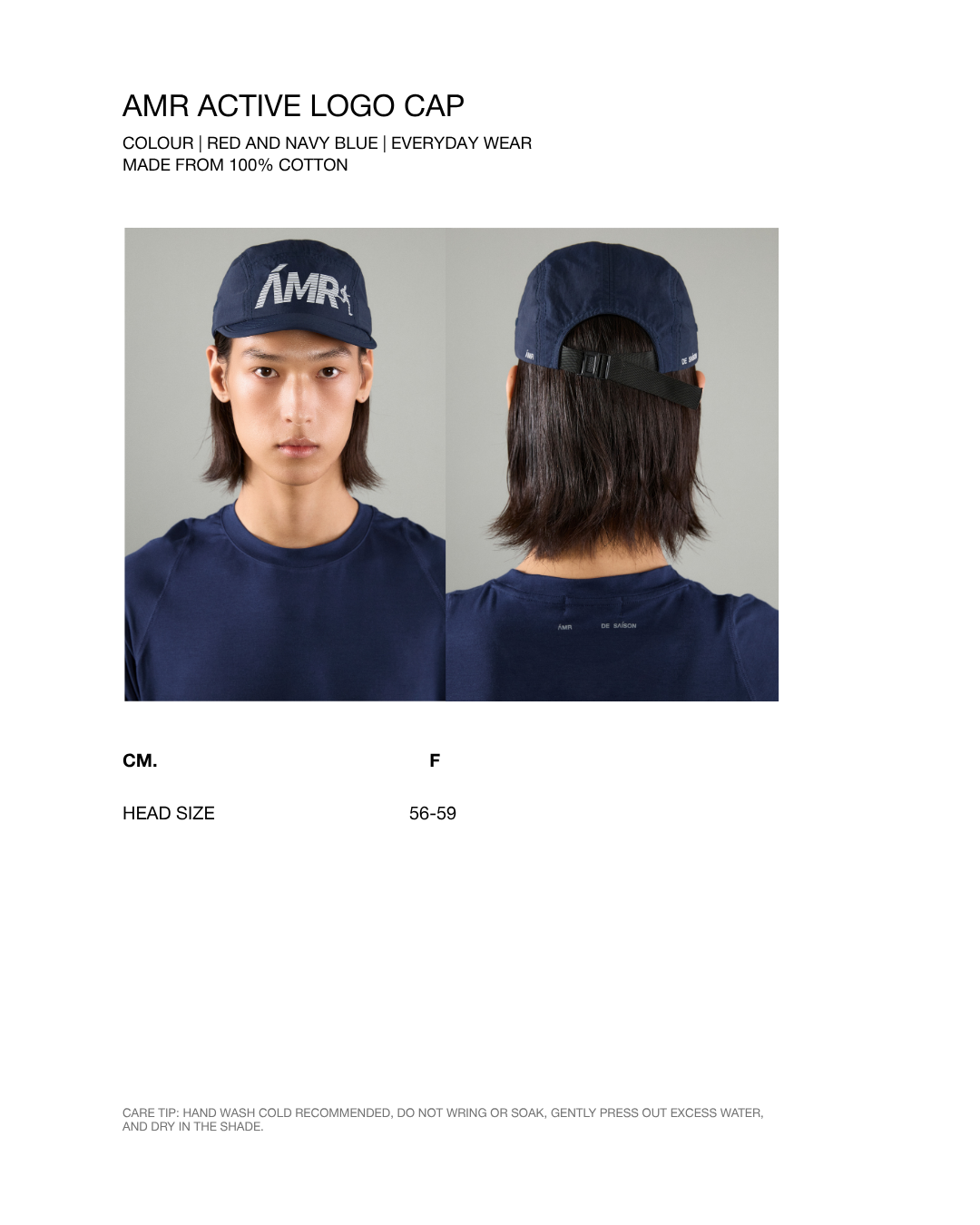 Athleisure Athletic Club - AMR Active Logo Cap in Red