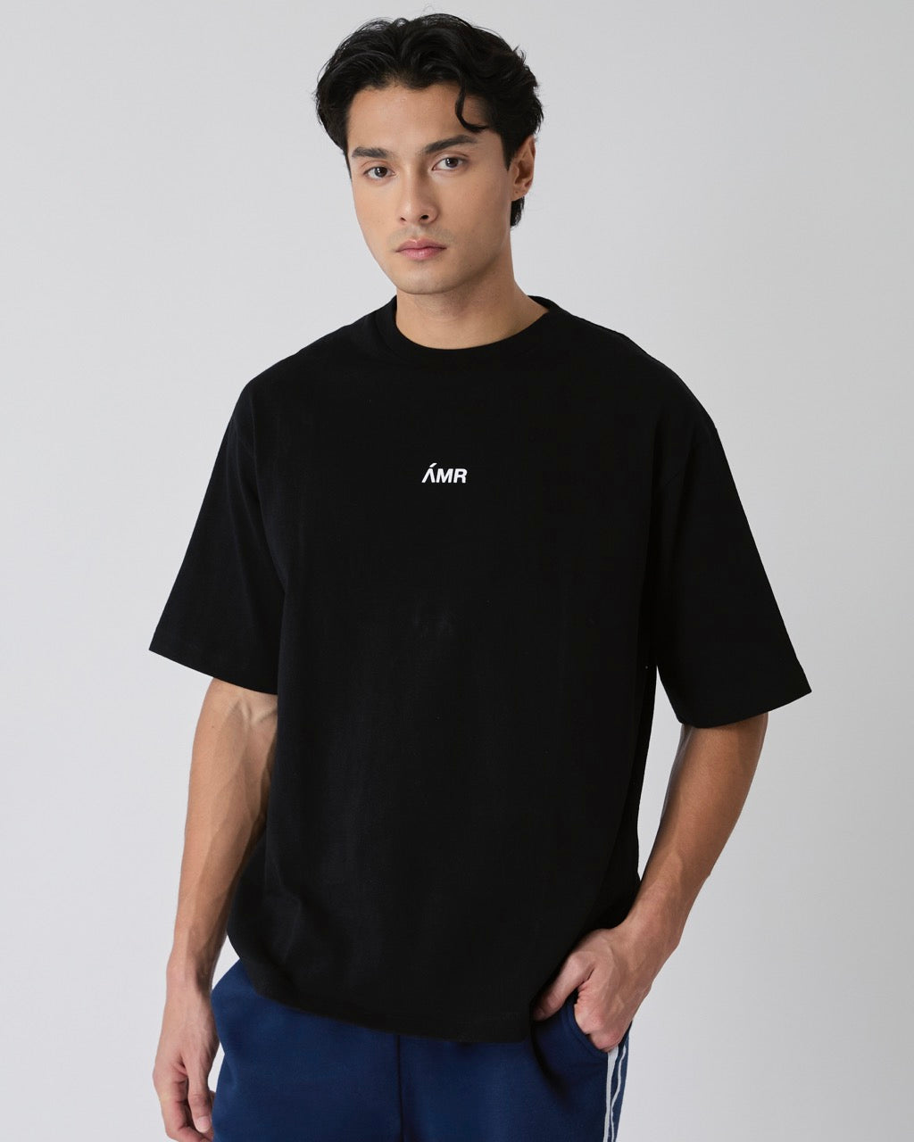 Découvrir - AMR Mini Logo T-Shirt in Black