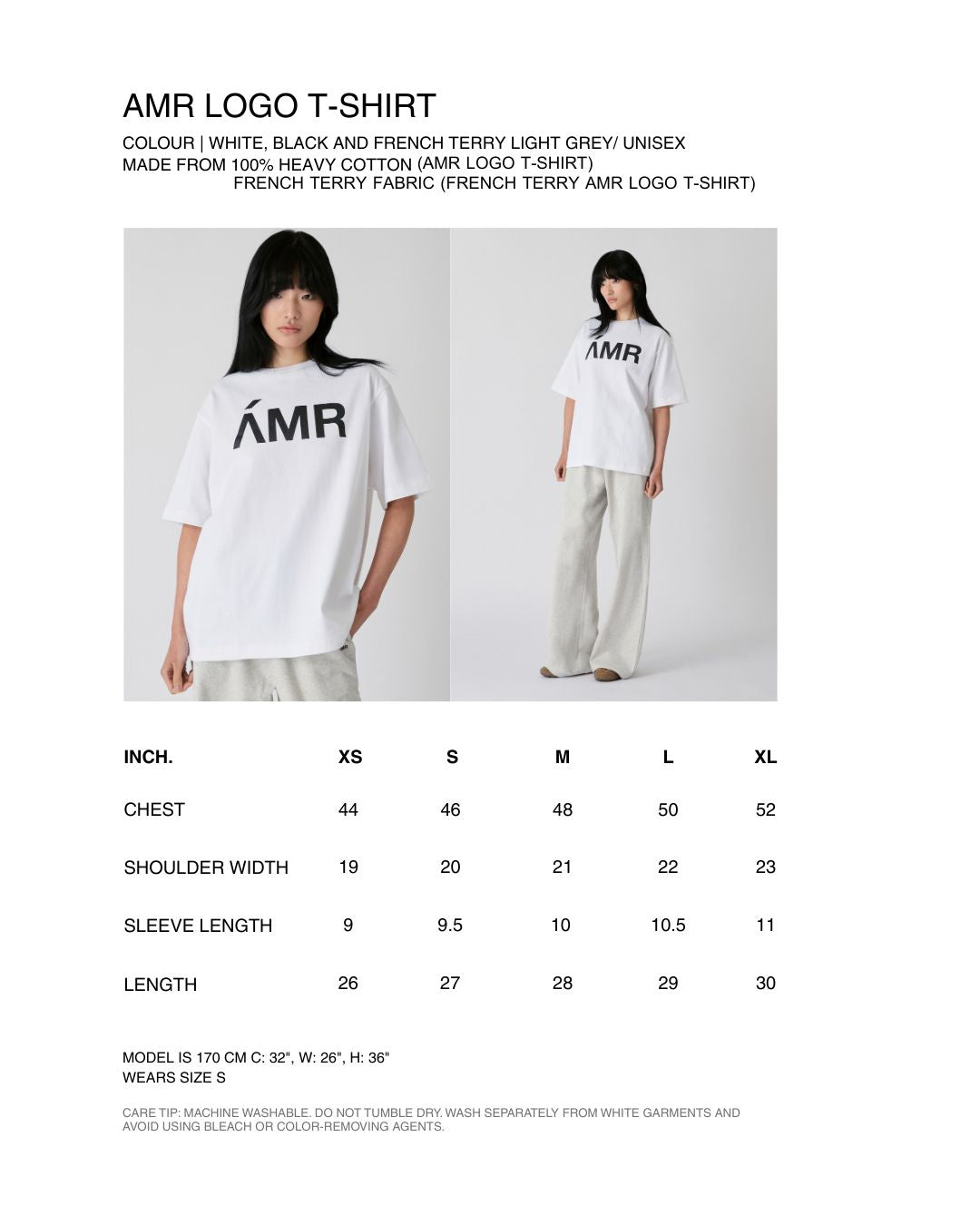 Decouvrir - AMR Logo T-Shirt in Black