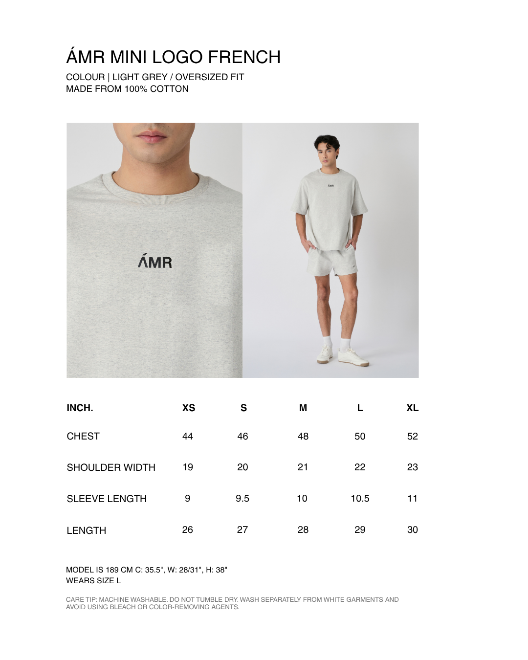 Decouvrir - AMR Mini Logo French Terry T-Shirt