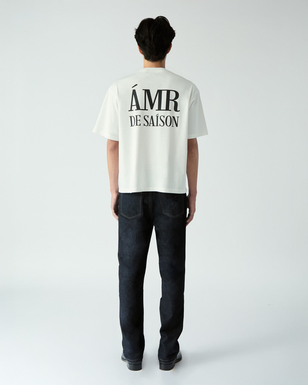 Le soleil d'ete - AMR DE SAISON Logo T-Shirt in White