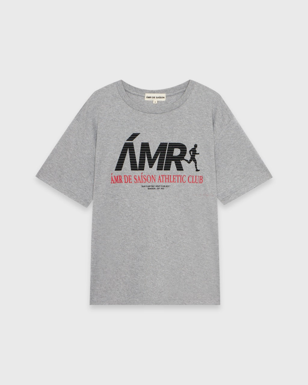 Athleisure Athletic Club - AMR Active Logo T-Shirt in Grey