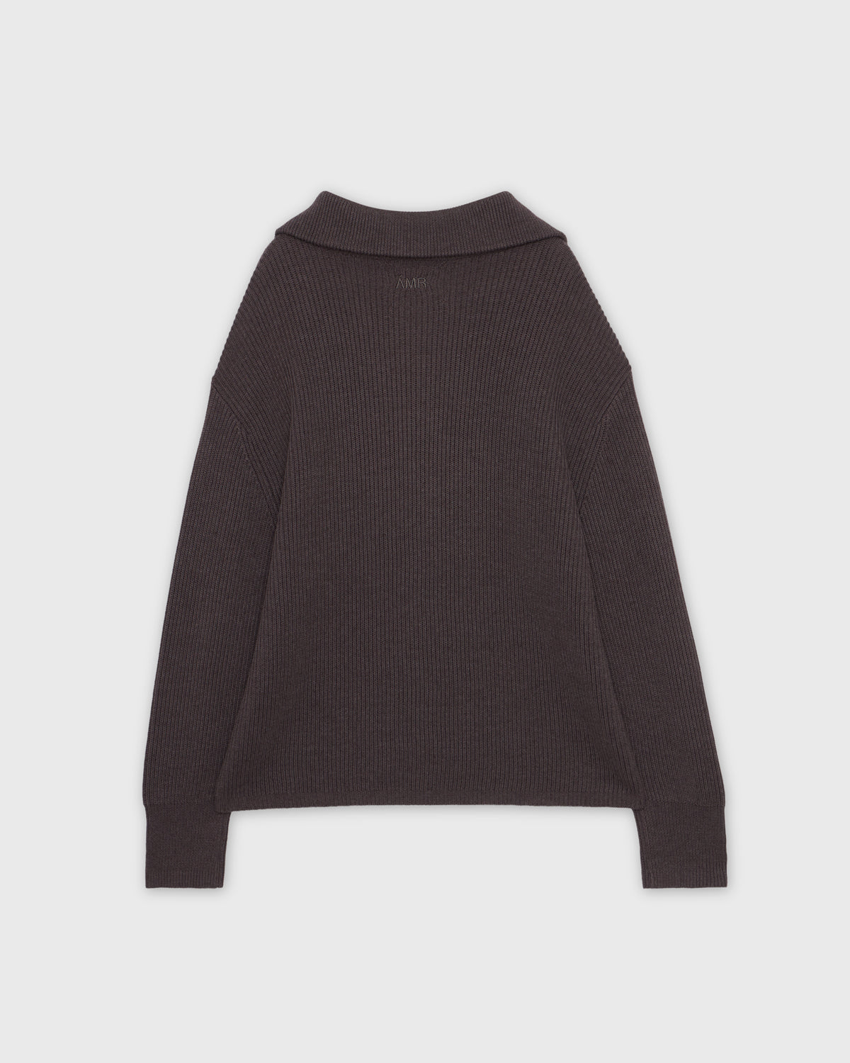 Wardrobe lll - AMR Quarter Zip Sweater in Brown