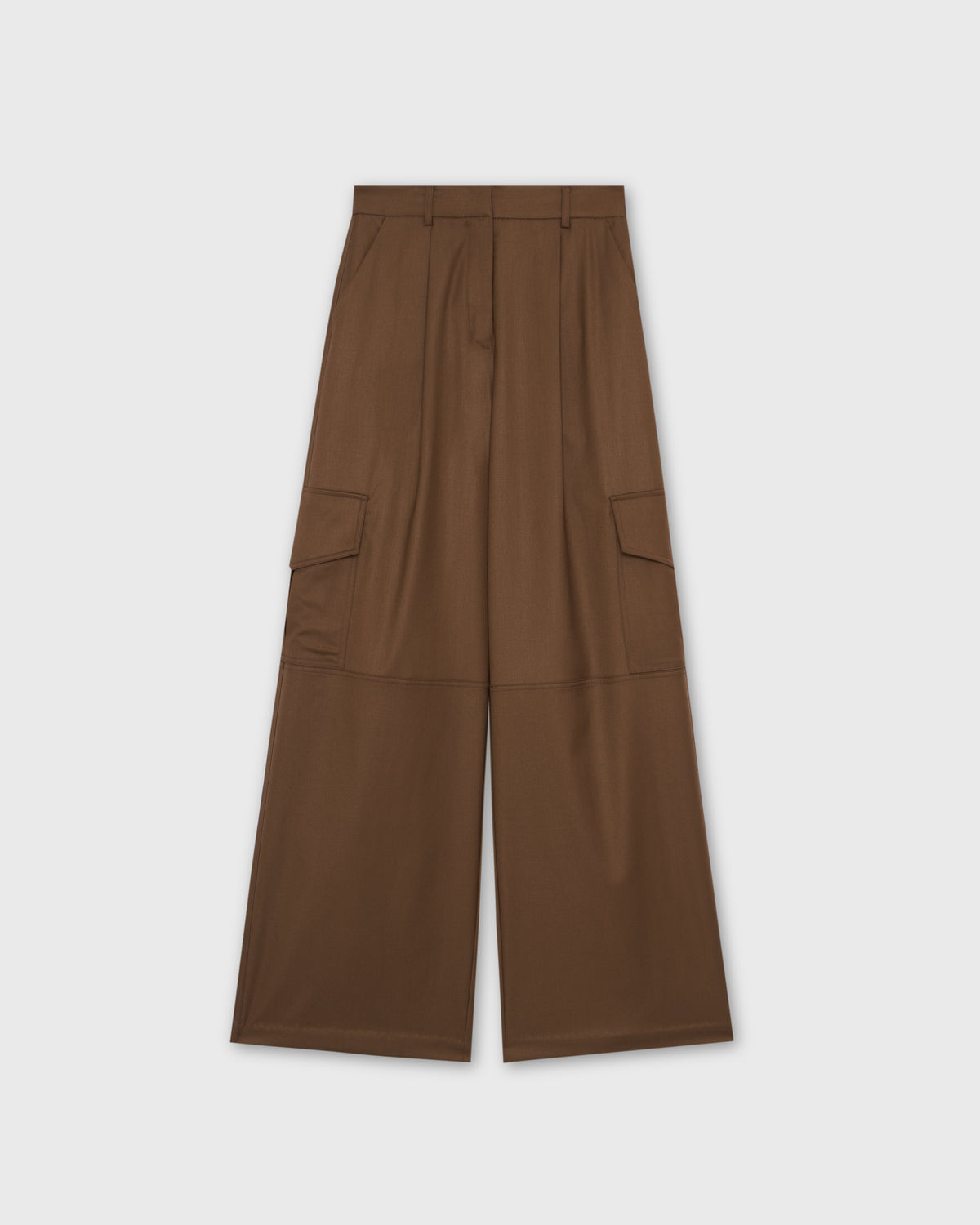 Wardrobe lll - AMR Tailored Cargo Pants in Brown