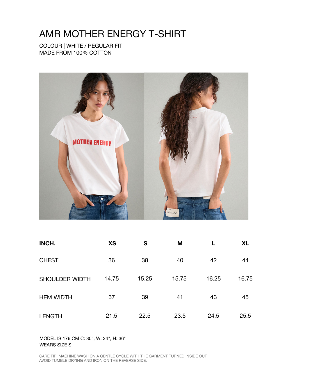 Mother Energy - AMR Mother Energy T-Shirt in White