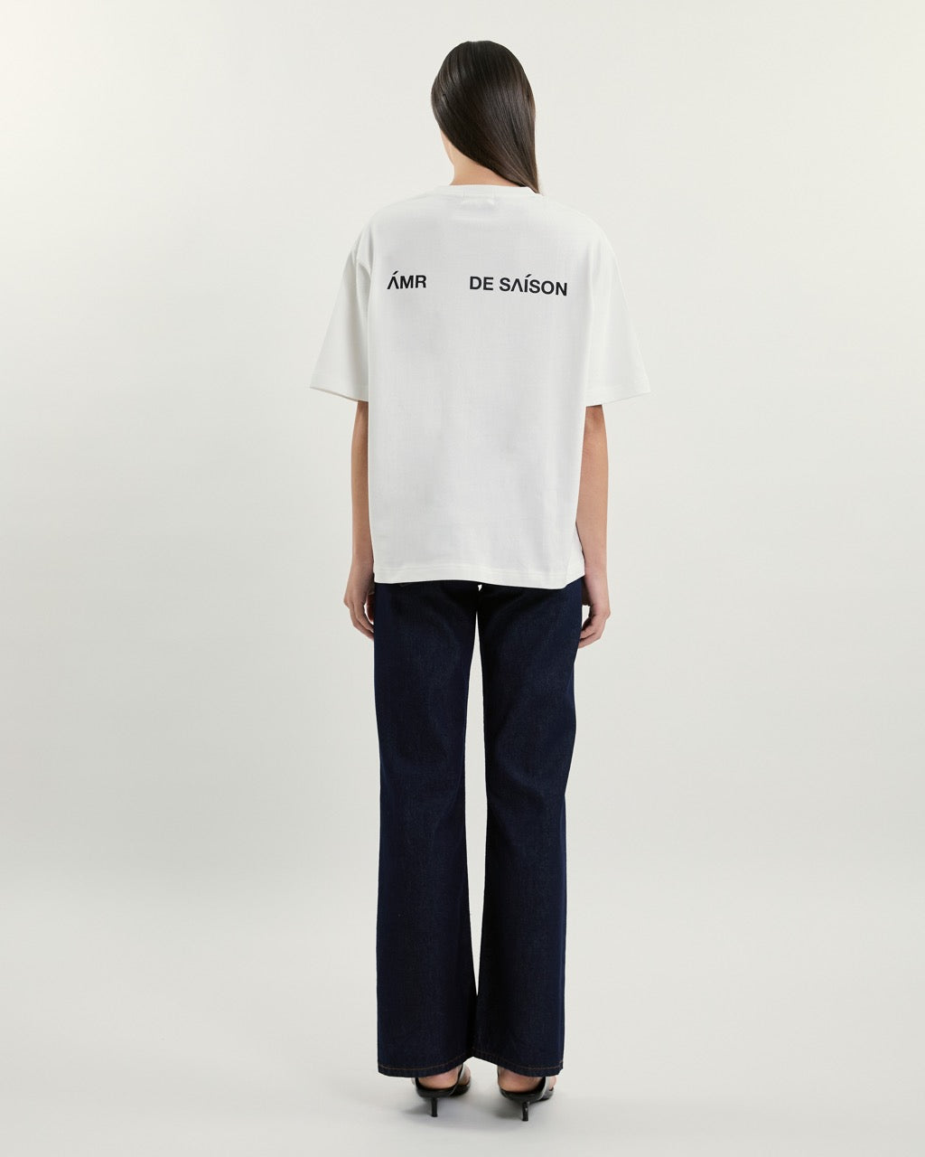 July Drop - AMR DE SAISON LOGO T-Shirt In Back - White