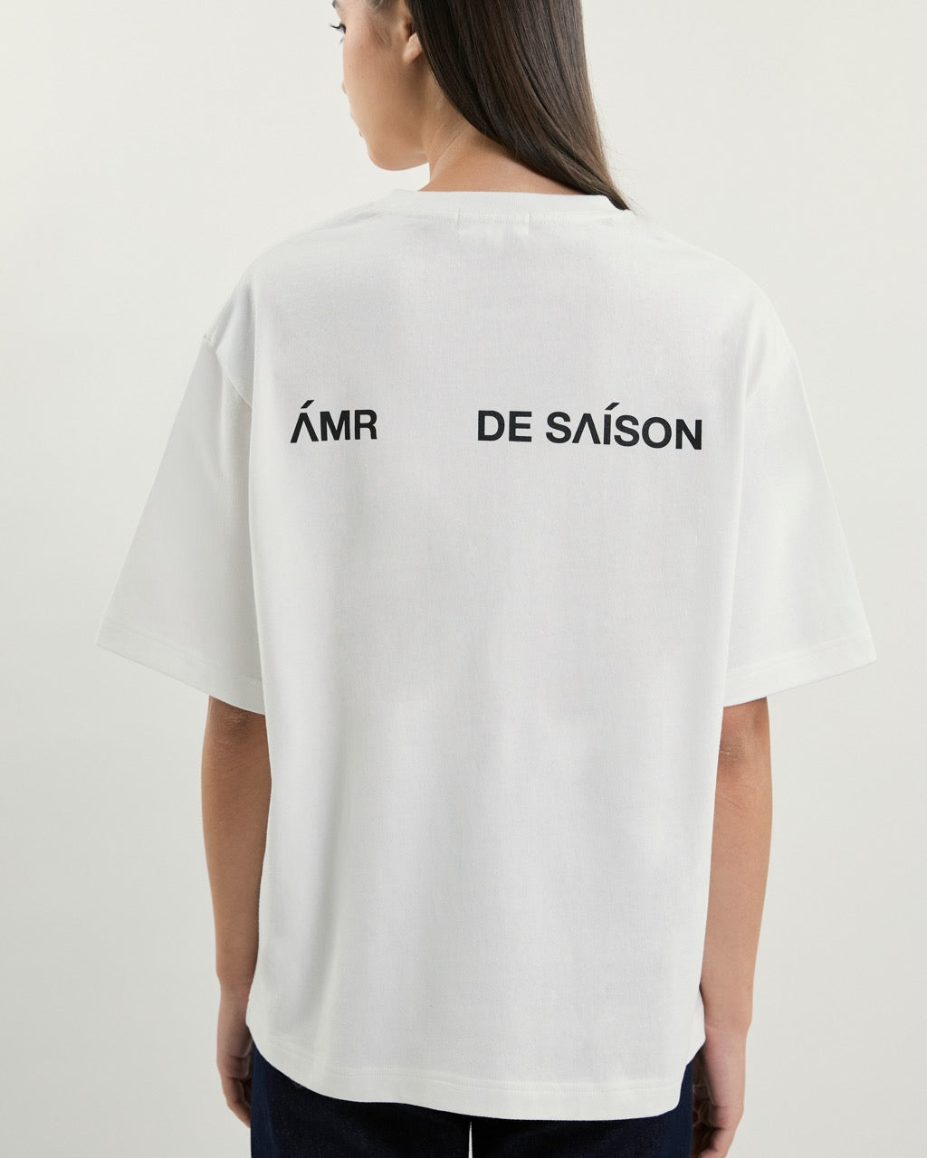 July Drop - AMR DE SAISON LOGO T-Shirt In Back - White