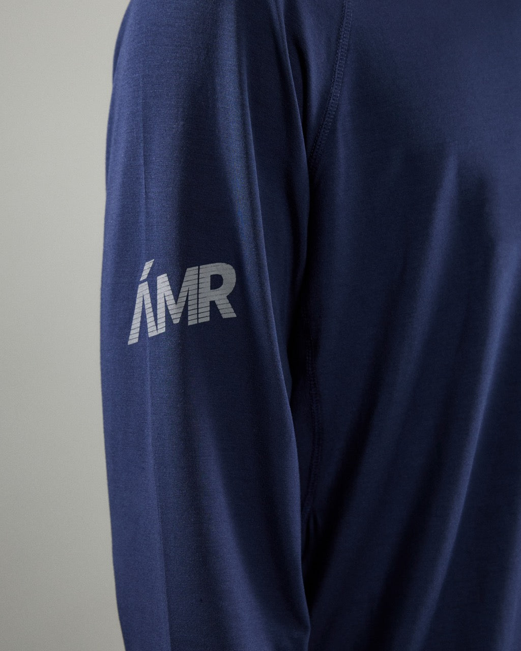 Athleisure Athletic Club - AMR Active Long Sleeve Modal T-Shirt in Navy Blue