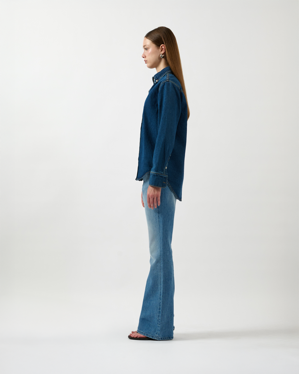 AMR DE SAISON - Essential Regular Fit Shirt in Indigo Denim