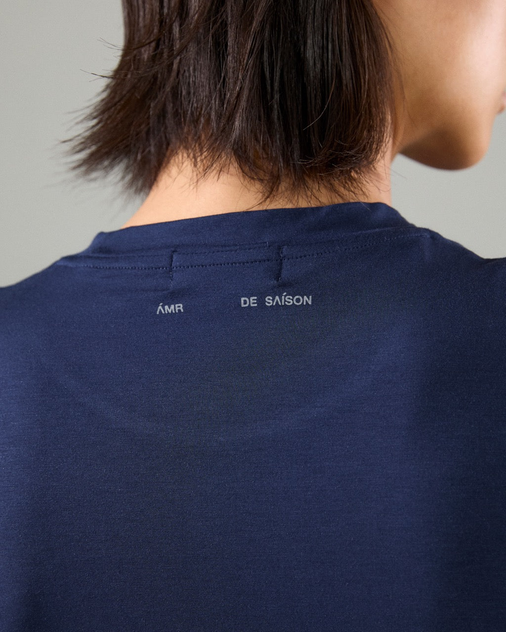Athleisure Athletic Club - AMR Active Long Sleeve Modal T-Shirt in Navy Blue