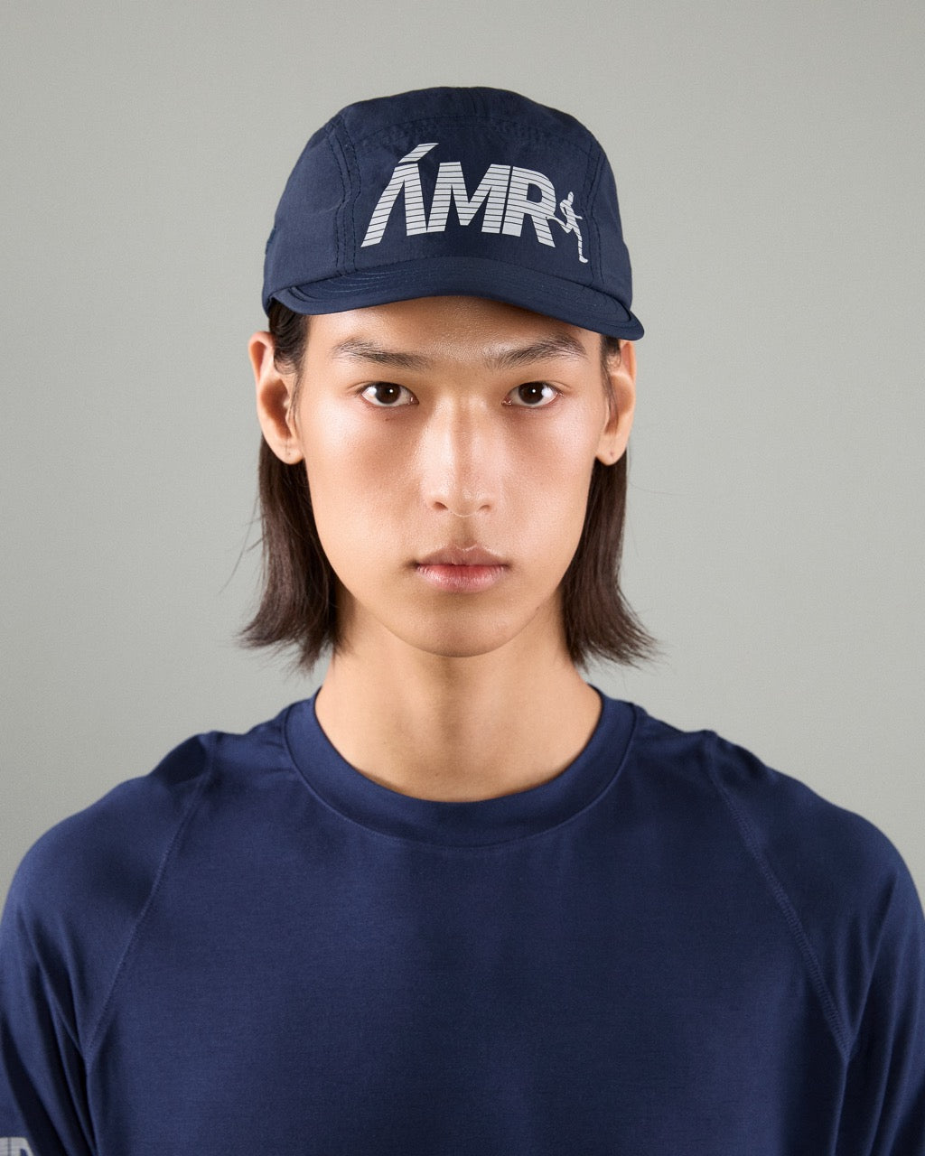 Athleisure Athletic Club - AMR Active Logo Cap in Navy Blue