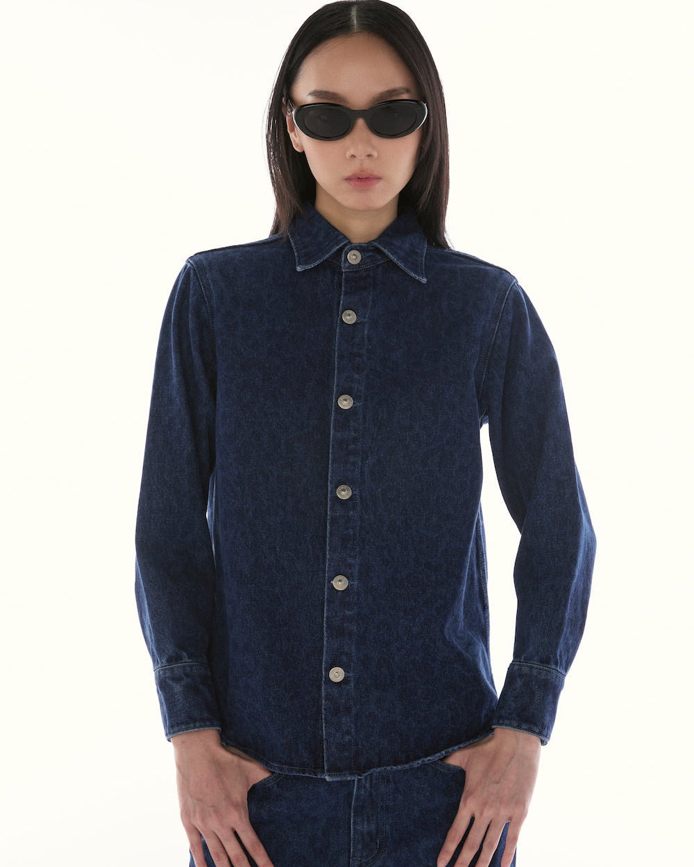 Le Fauve - AMR Leopard Print Shirt in Blue