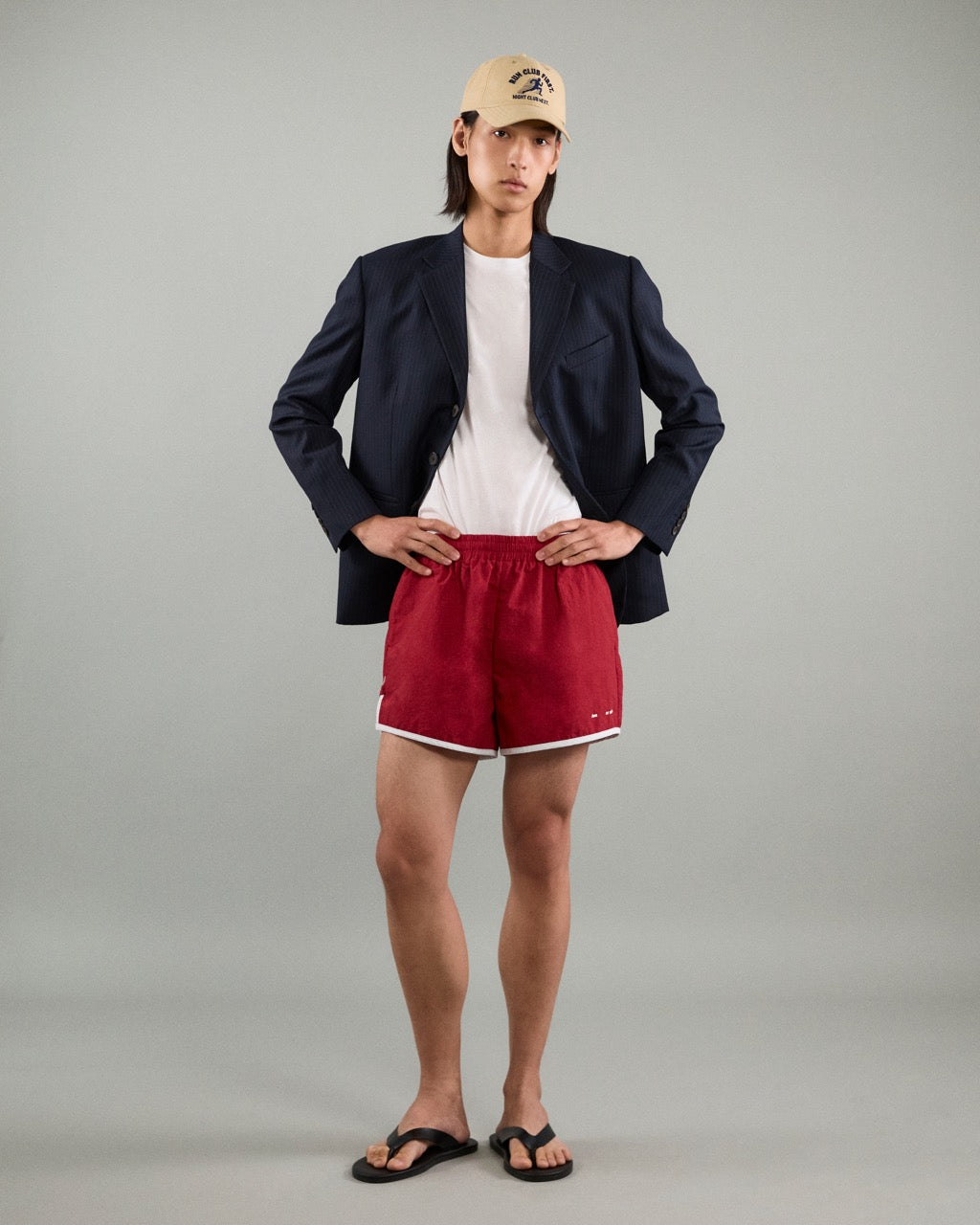 Athleisure Athletic Club - AMR Athleisure 90's Shorts in Red