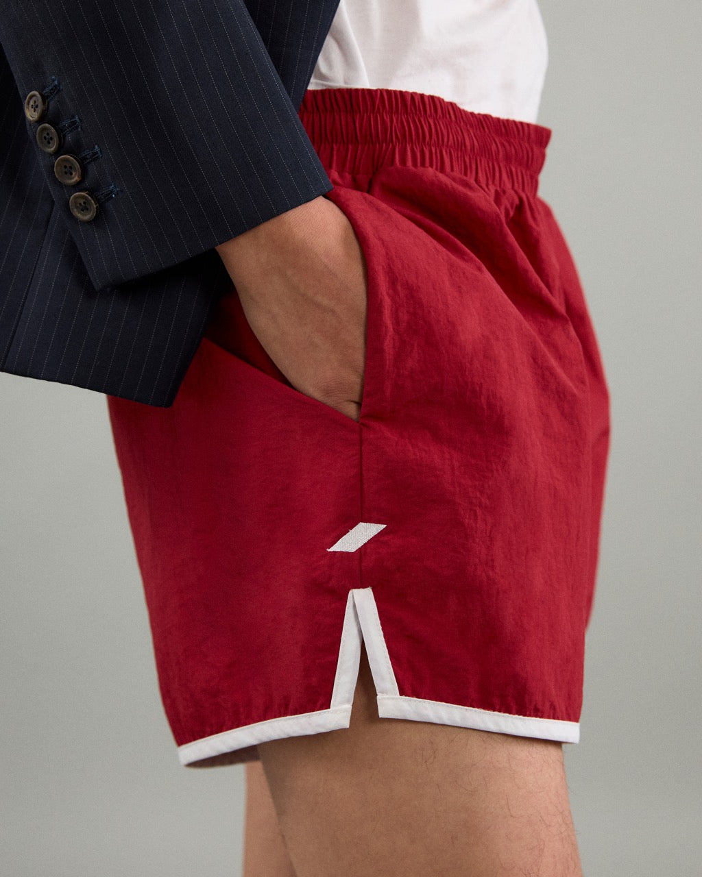 Athleisure Athletic Club - AMR Athleisure 90's Shorts in Red