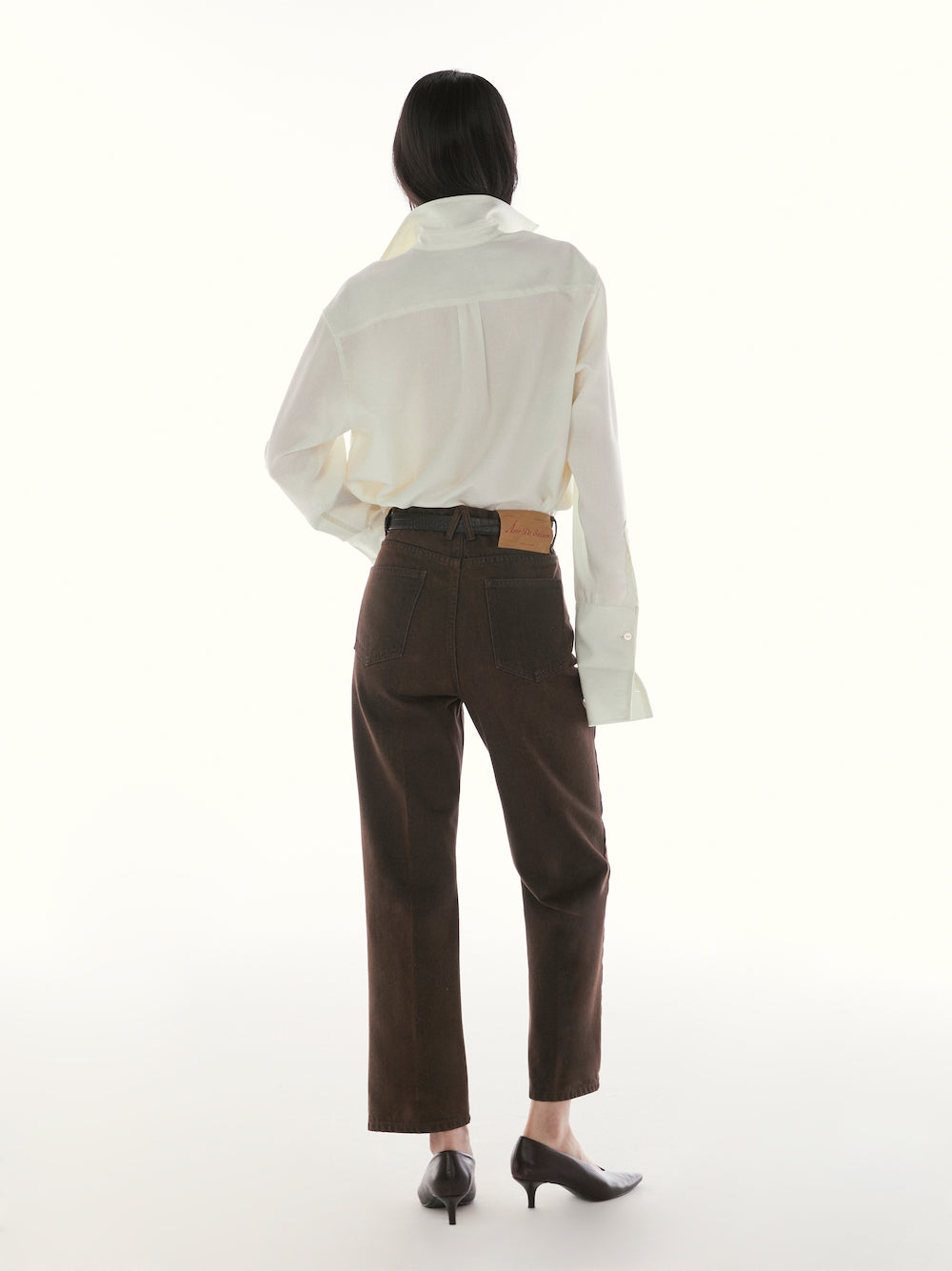 Le Fauve - AMR Double Cuff Shirt in White