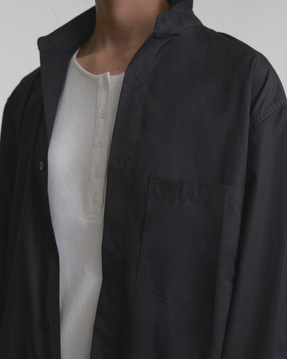 Wardrobe II - AMR Regular Shirt (MEN) in Black