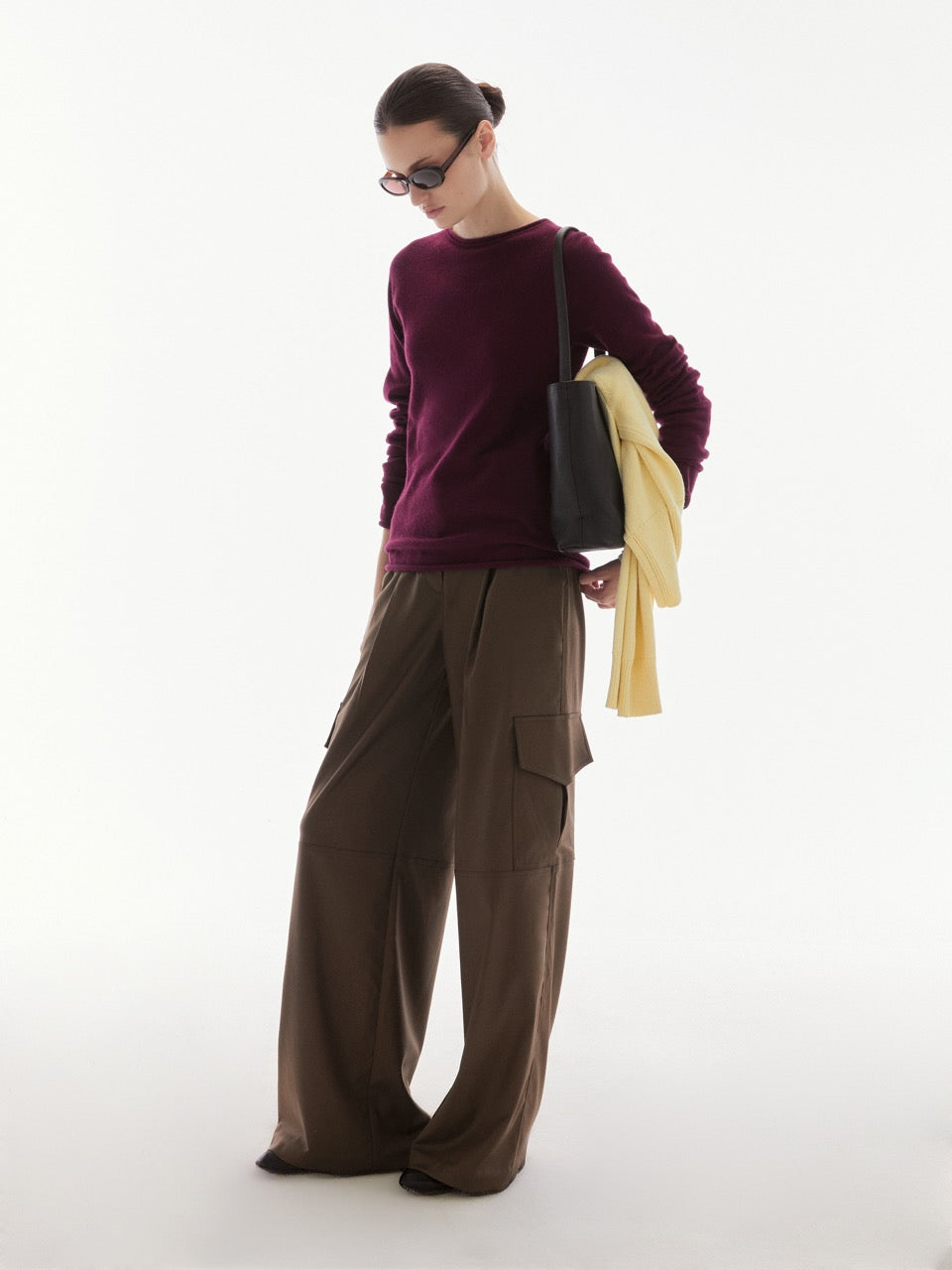 Wardrobe lll - AMR Tailored Cargo Pants in Brown