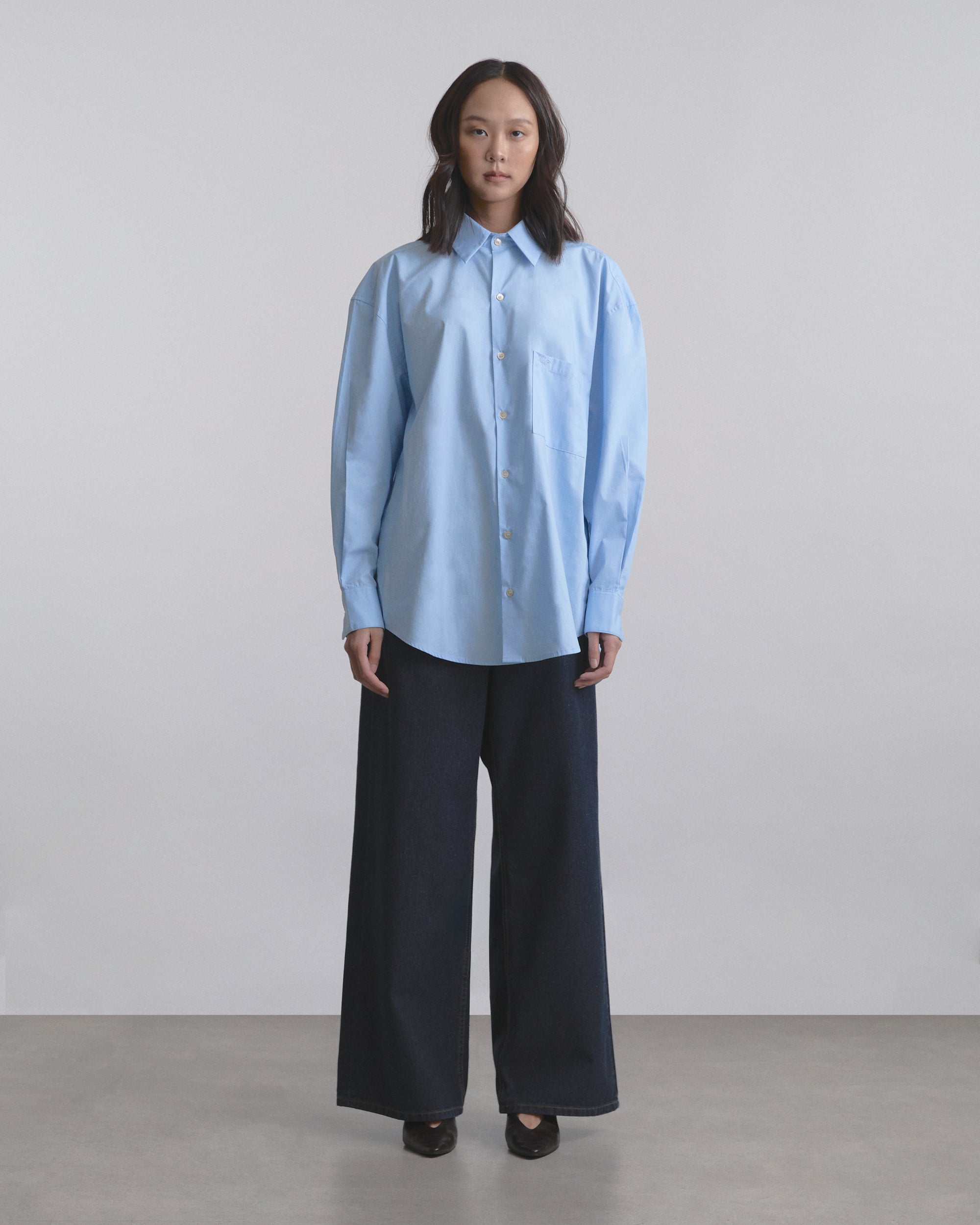 Wardrobe I - AMR Oversized Shirt in Light Blue