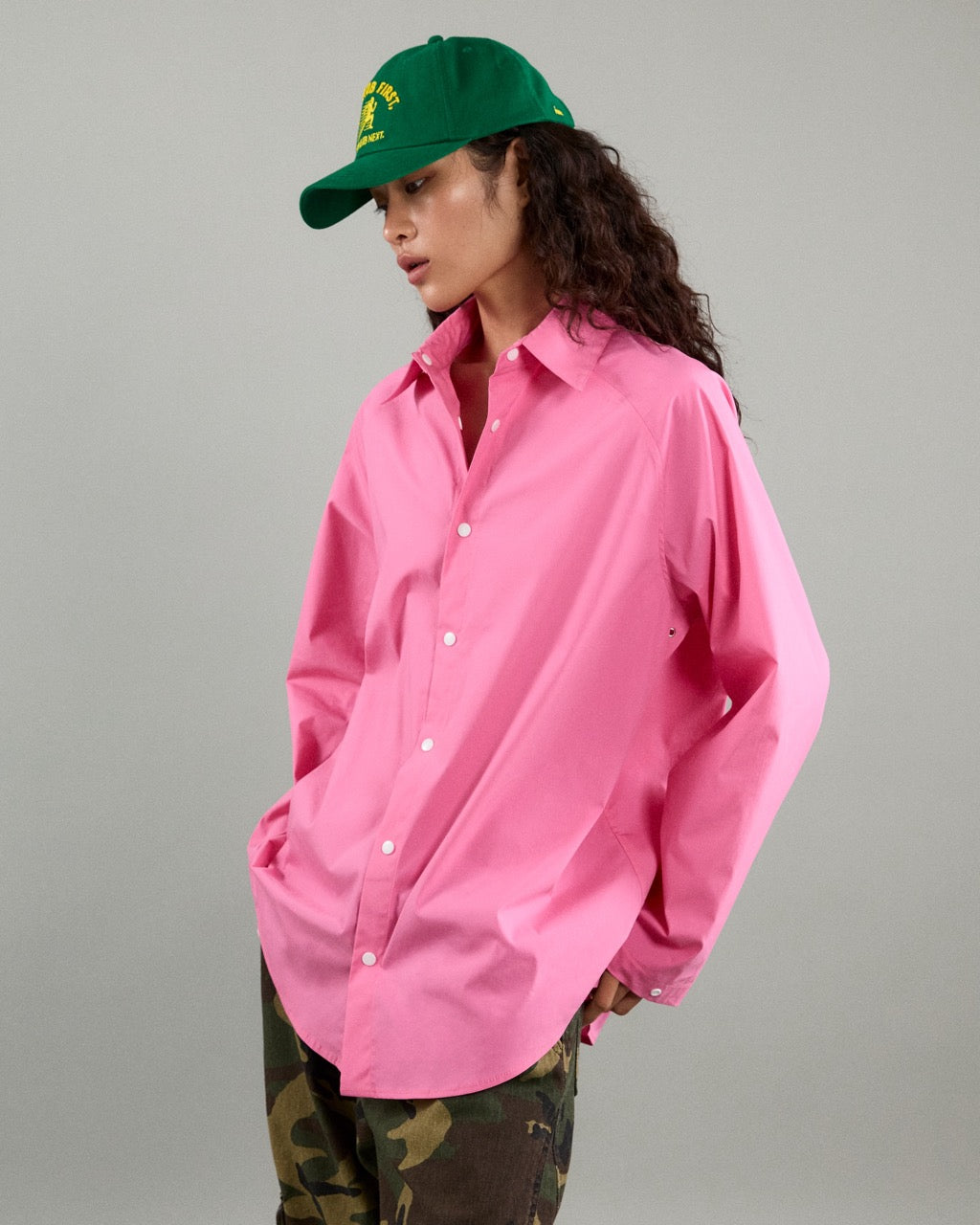 Athleisure Athletic Club - AMR Athleisure Overshirt in Pink