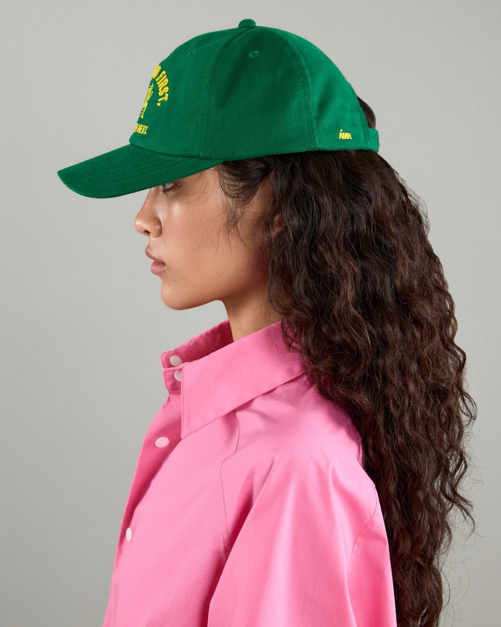 Athleisure Athletic Club - AMR Run Club Logo Cap in Green