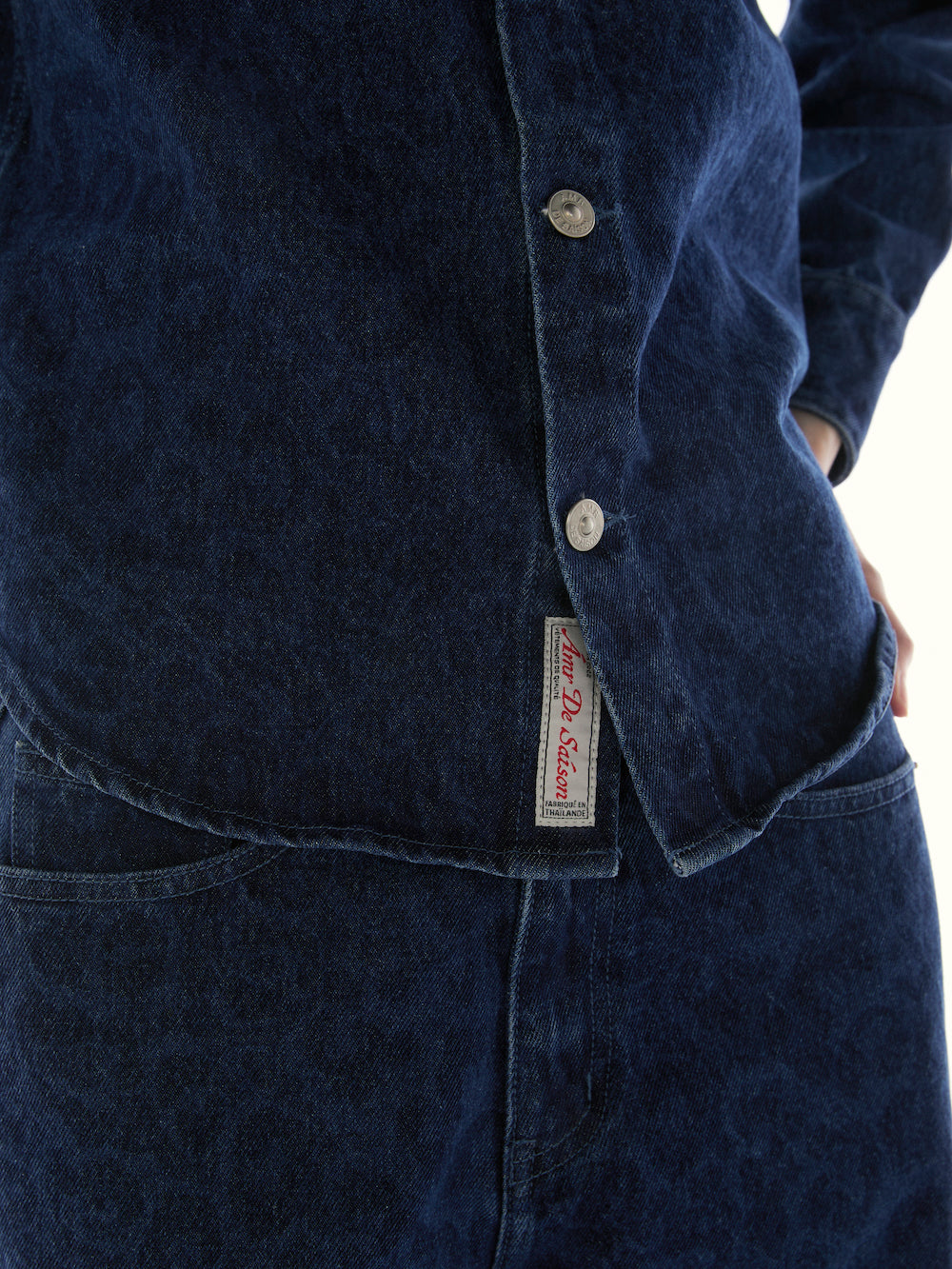 Le Fauve - AMR Leopard Print Shirt in Blue
