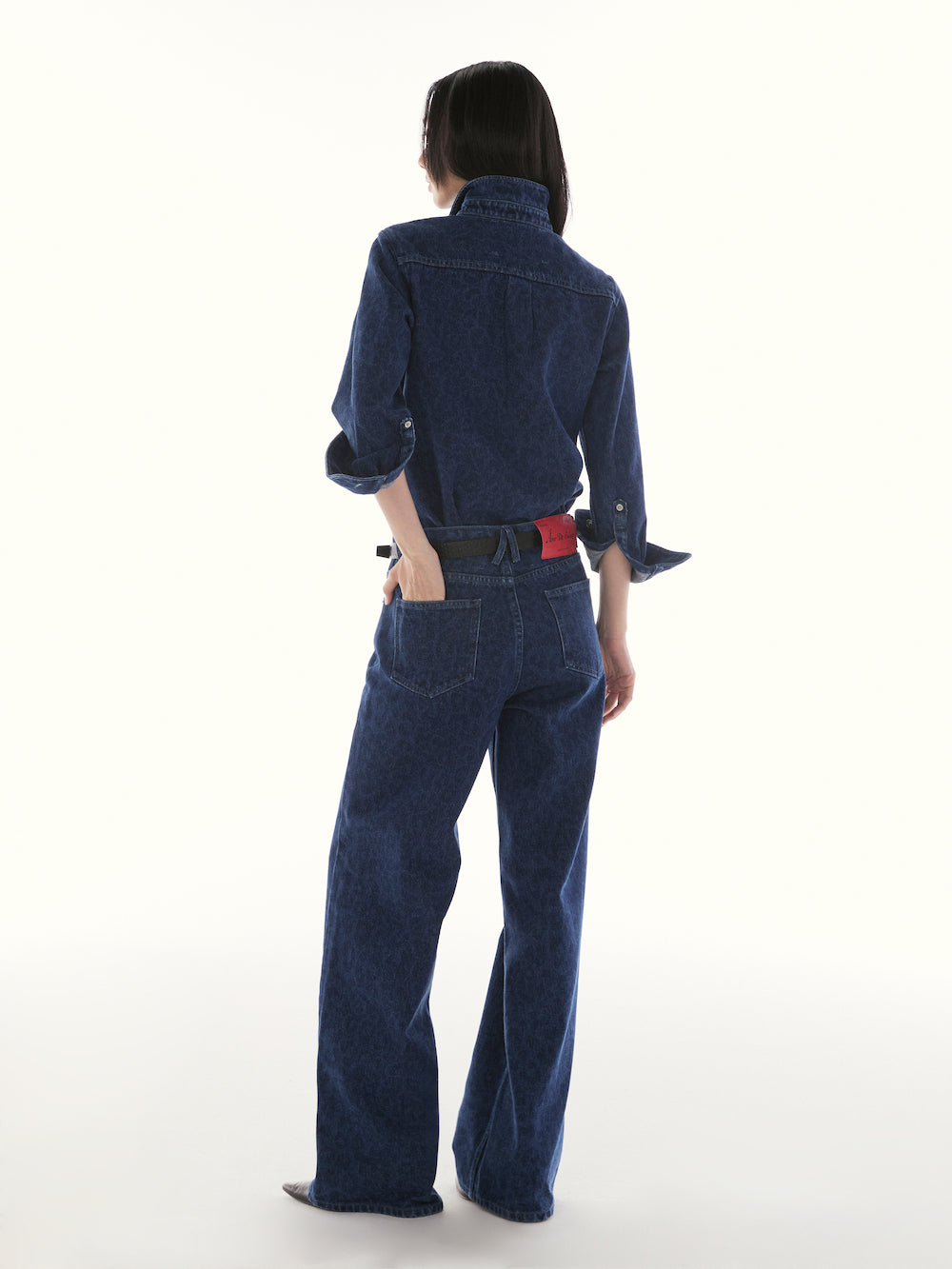 Le Fauve - AMR Leopard Print Shirt in Blue