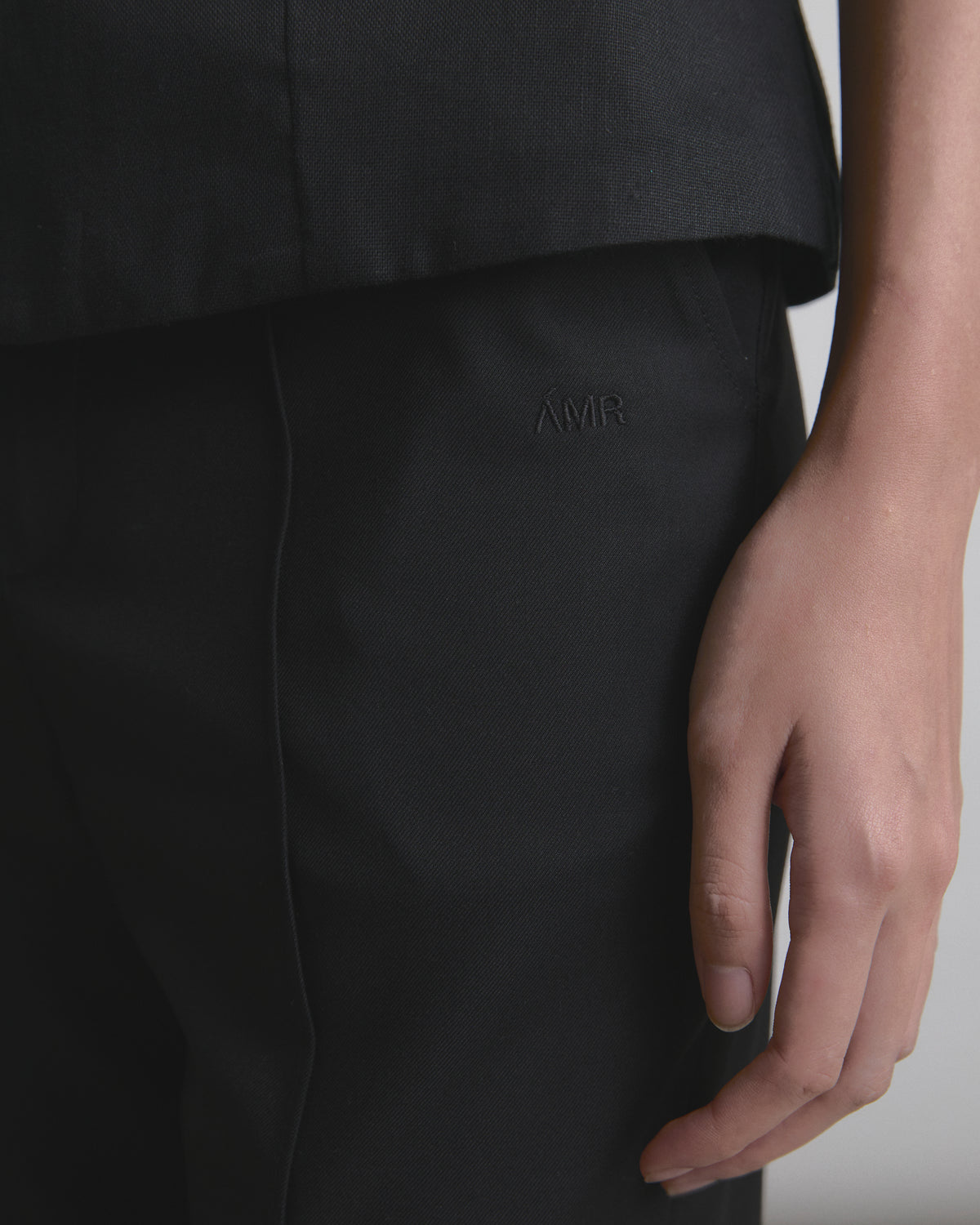 Wardrobe II - AMR Flared Pants in Black