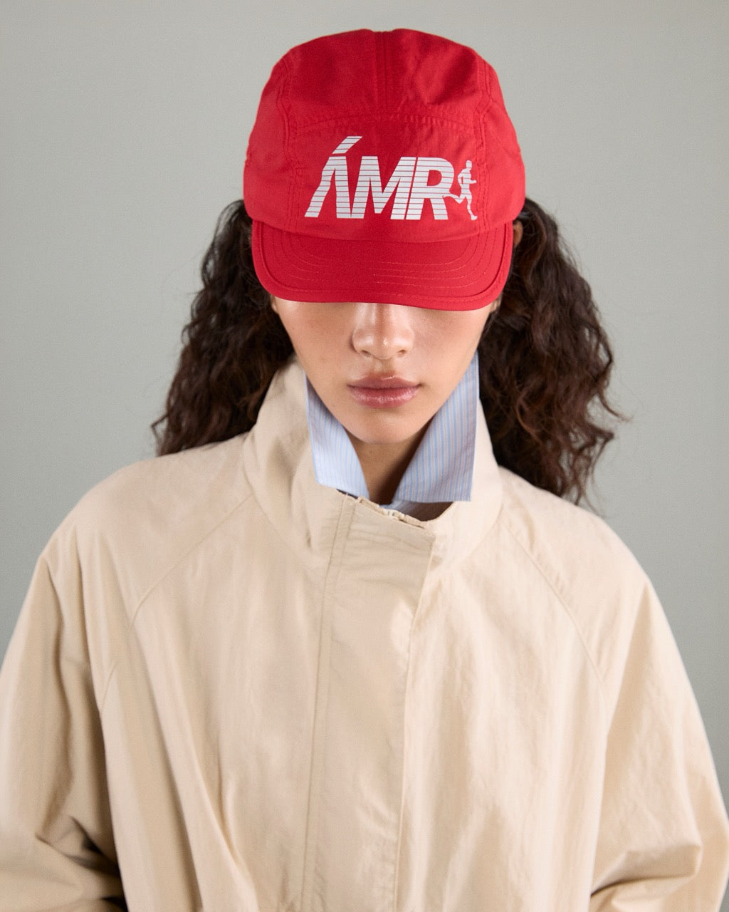 Athleisure Athletic Club - AMR Active Logo Cap in Red