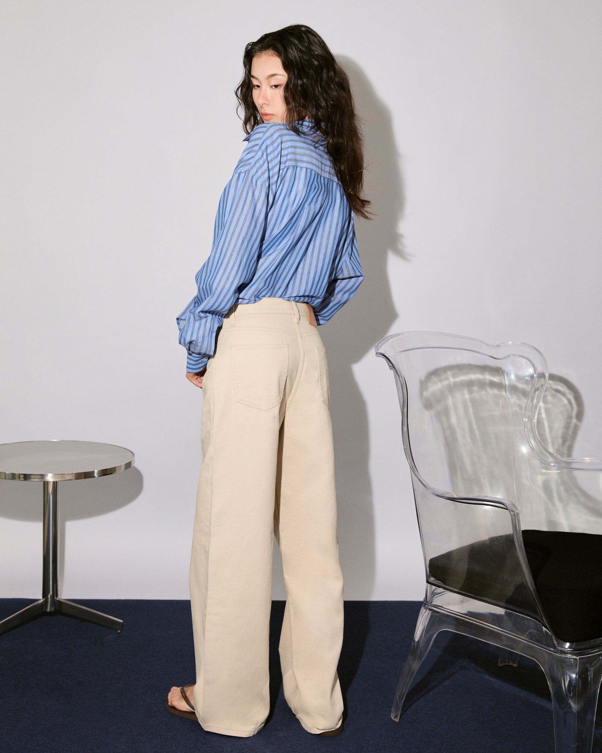 New Urban Drop - 90s Baggy Jeans in Smokey Beige