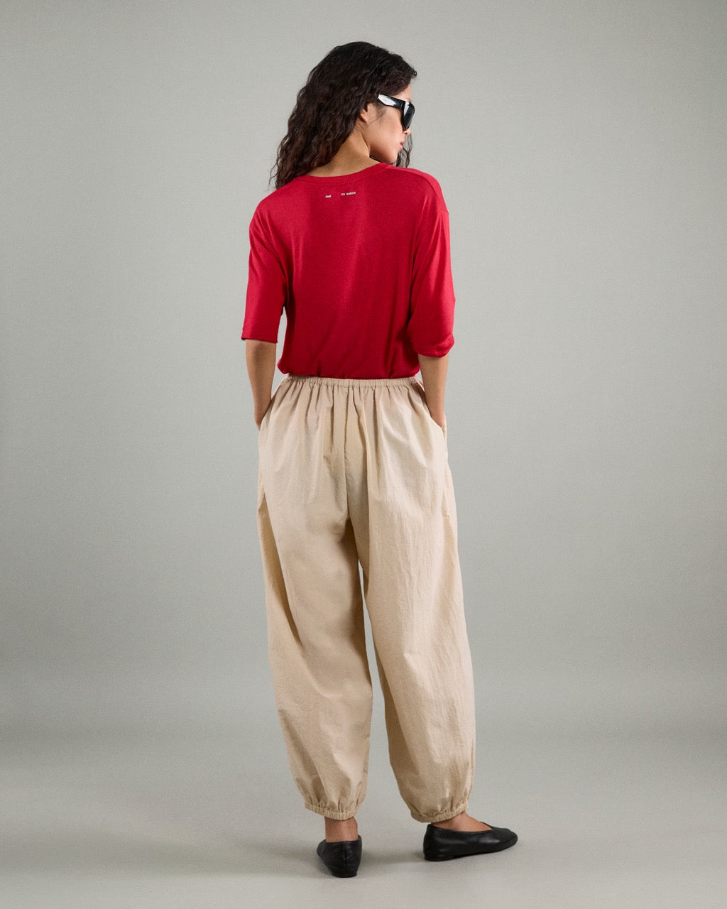 Athleisure Athletic Club - AMR Lightweight Takeaway Track Pant in Cream