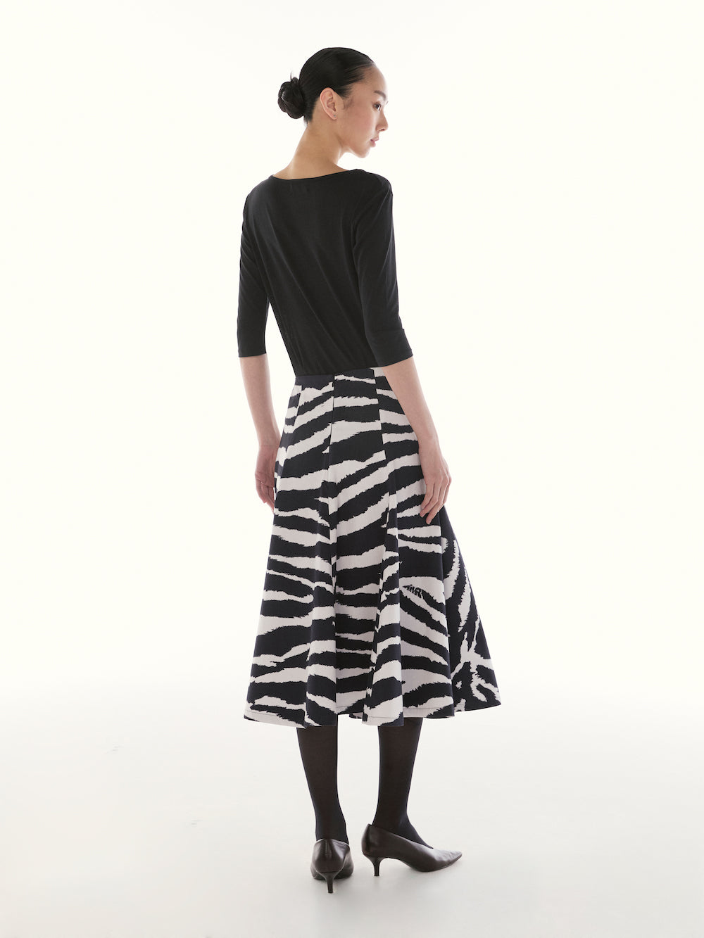 Le Fauve - AMR Animal Print Midi Skirt in Print
