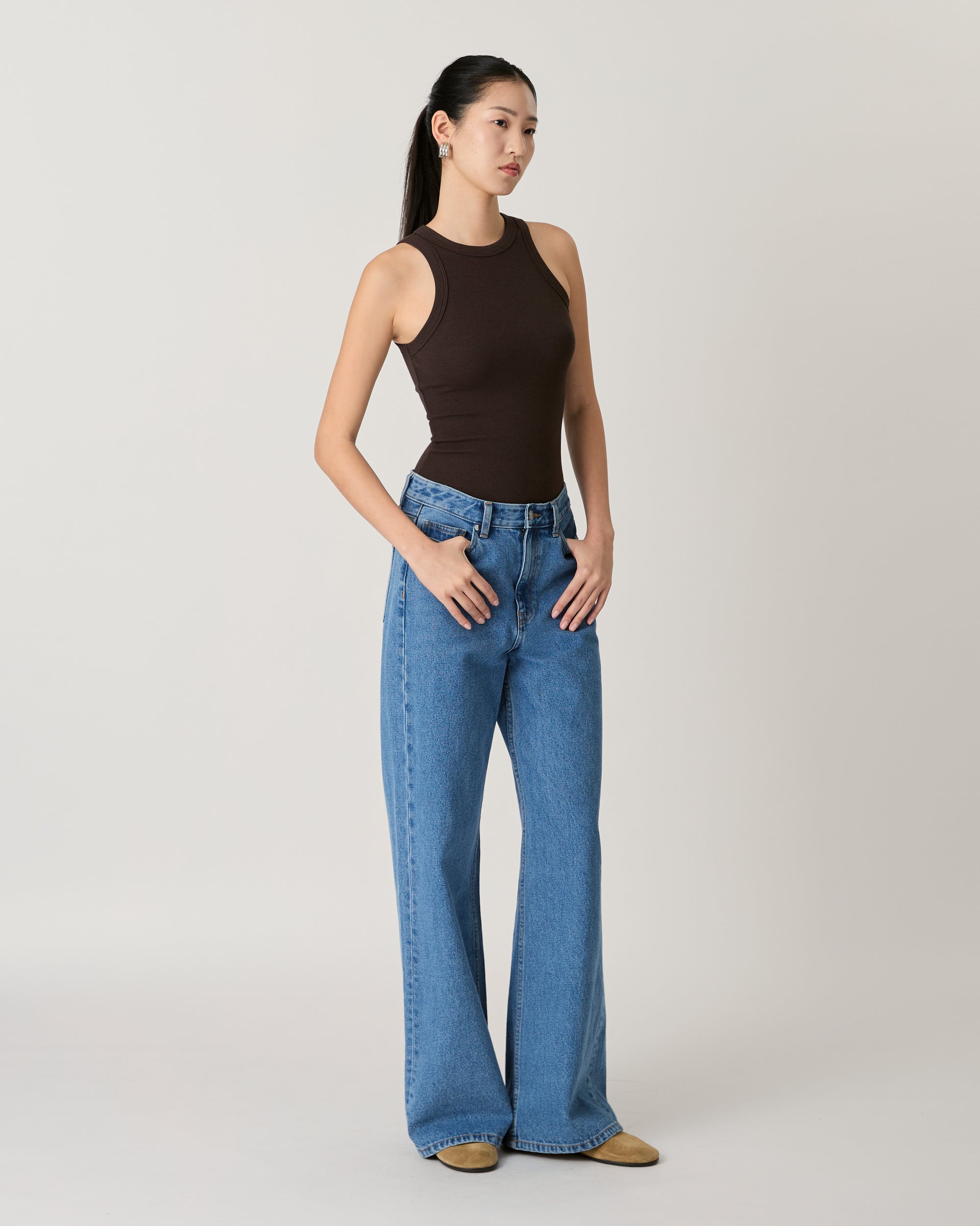 AMR DE SAISON - 90s Baggy Jeans in Light Blue Wash
