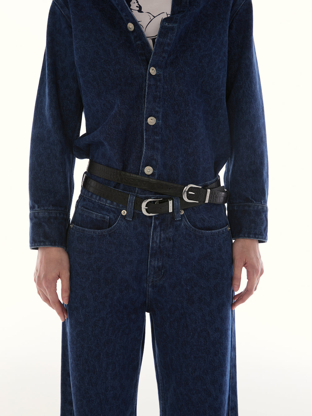 Le Fauve - AMR Leopard Print Shirt in Blue