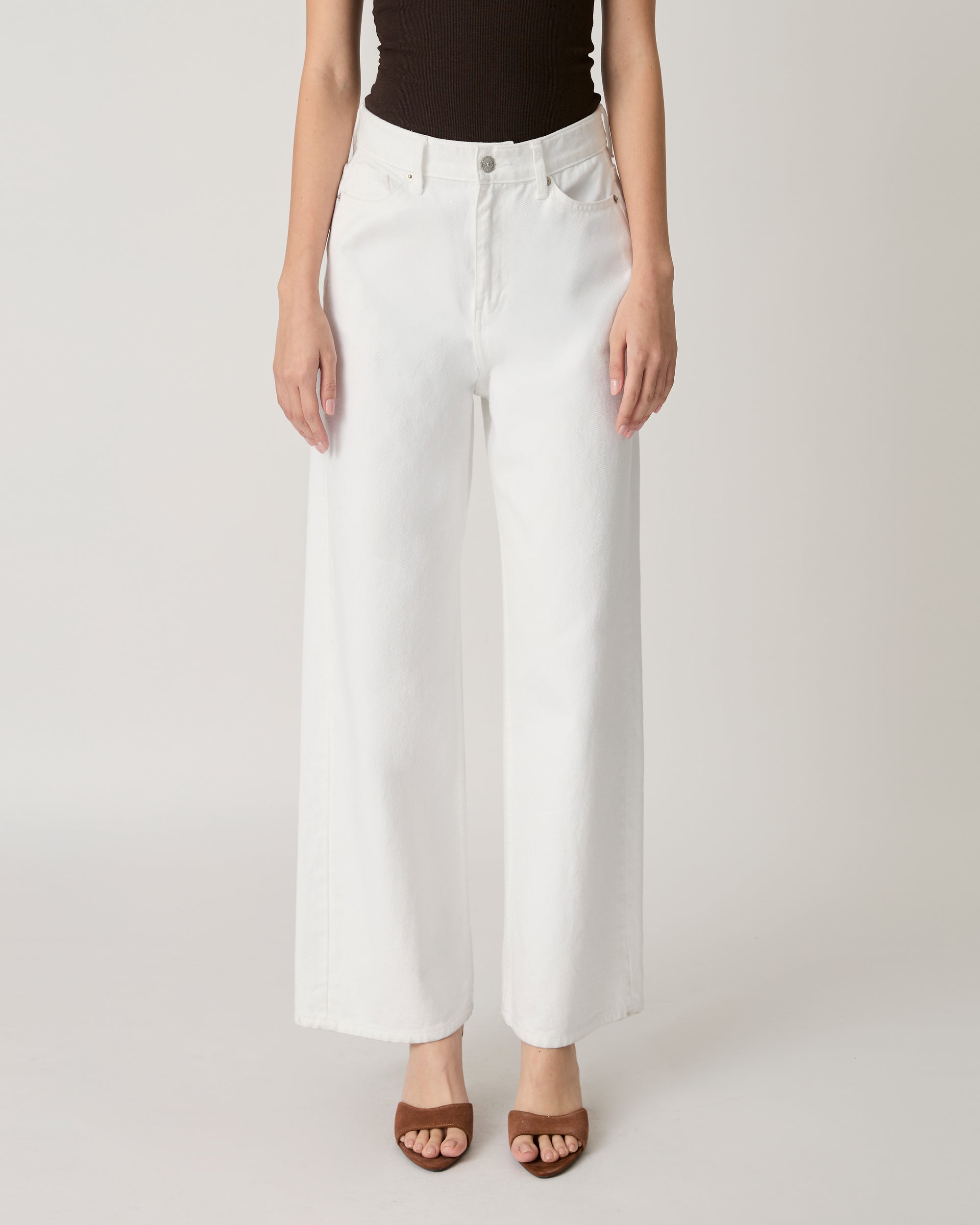AMR DE SAISON - 90s Baggy Jeans in White