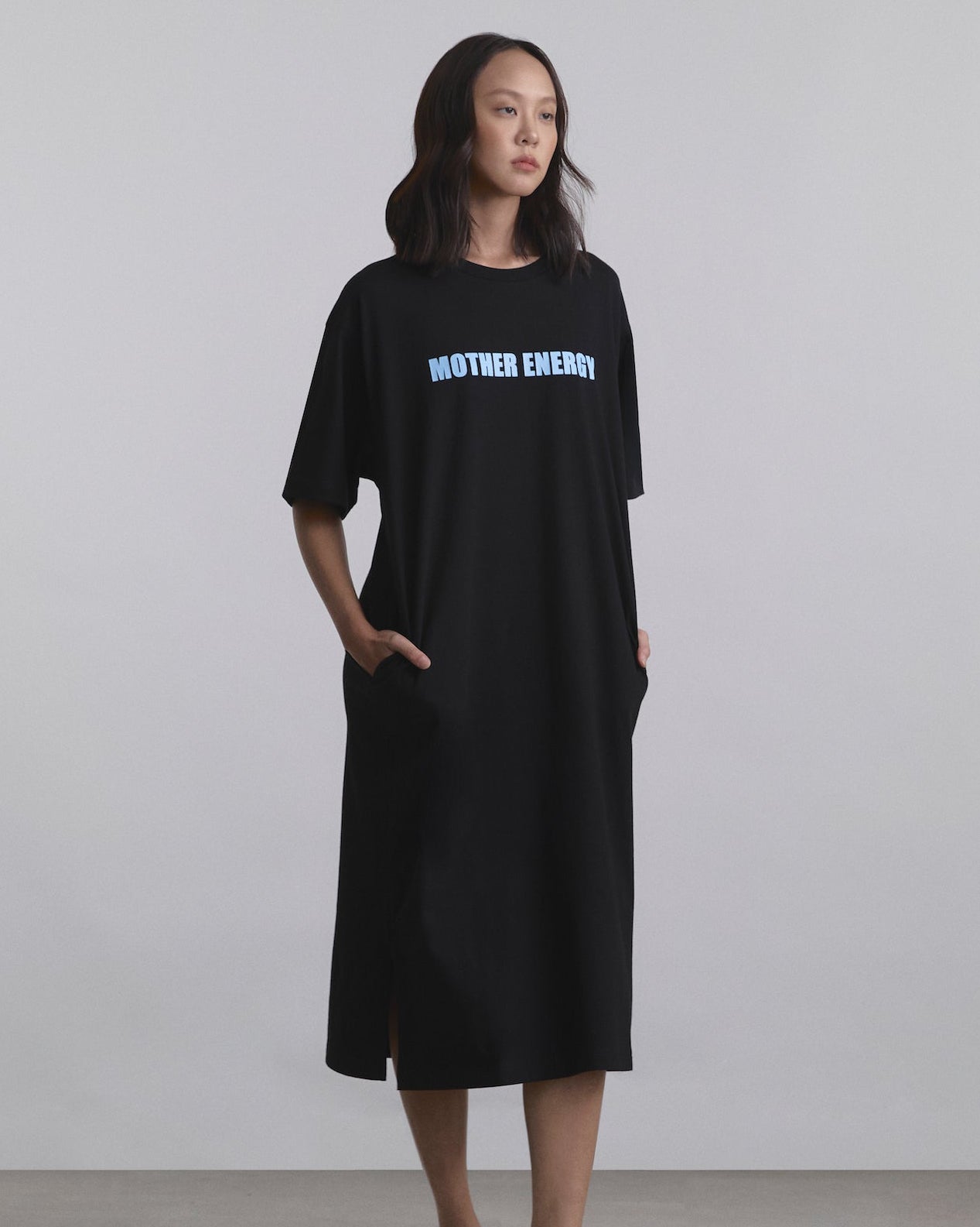 Mother Energy - AMR Mother Energy T-Shirt Dress in Black