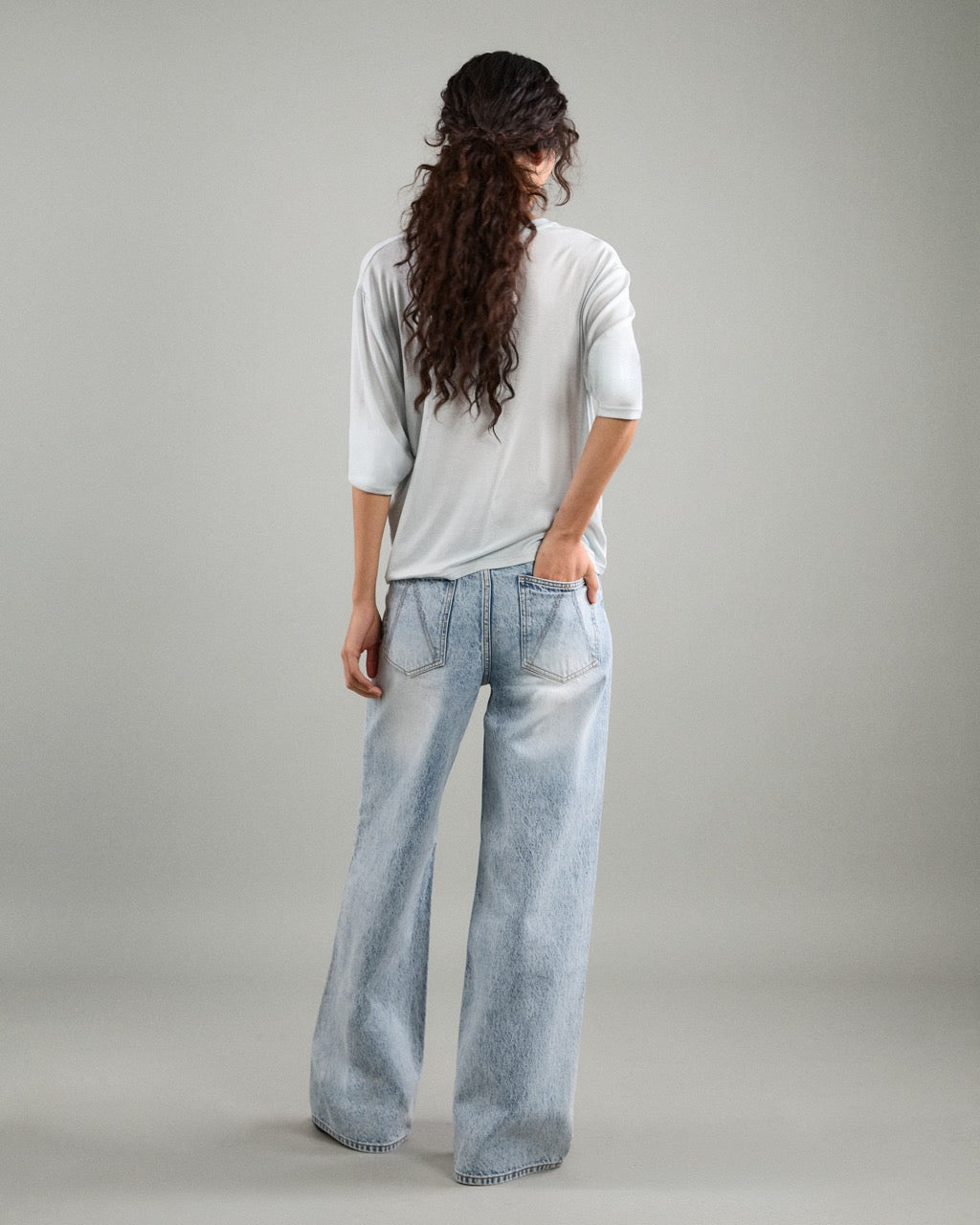 AMR DE SAISON - AMR 90s Baggy Jeans in Acid Wash