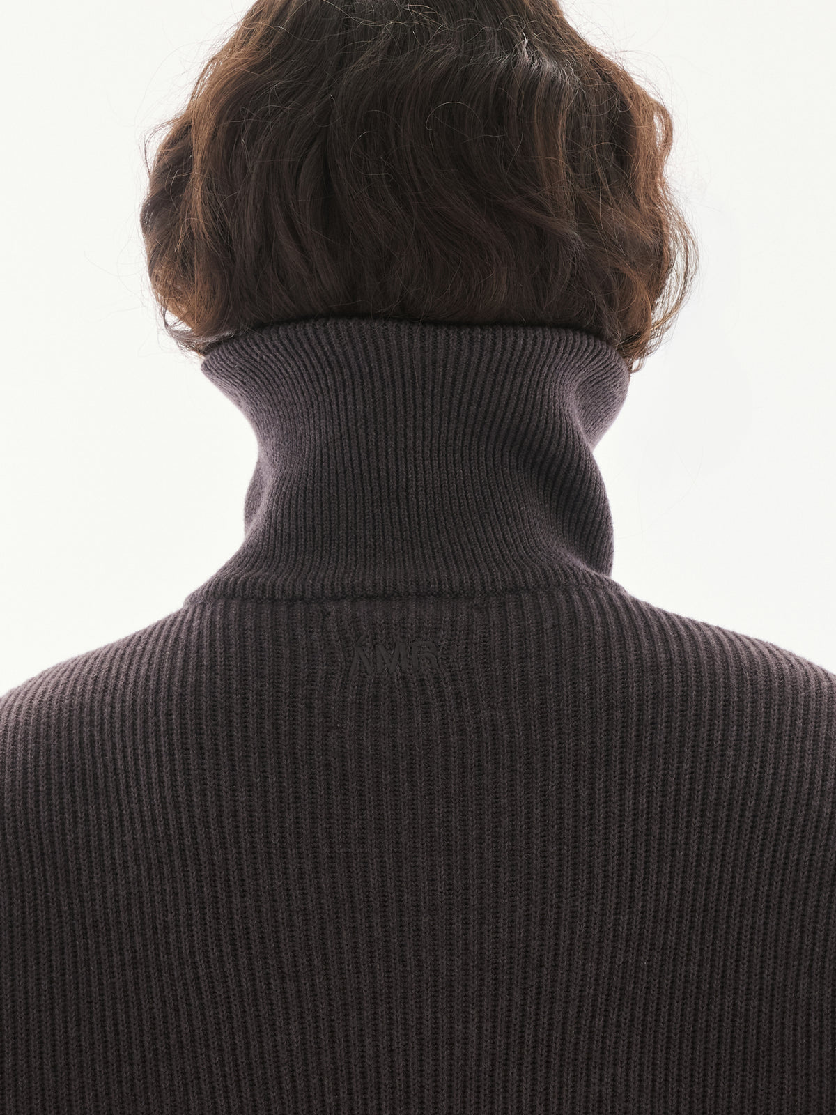 Wardrobe lll - AMR Quarter Zip Sweater in Brown