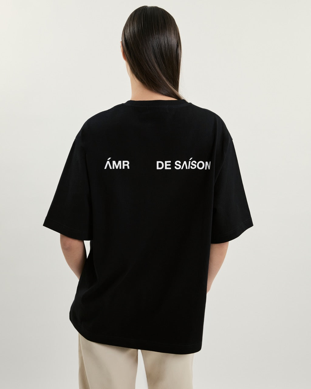 July Drop - AMR DE SAISON LOGO T-Shirt In Back - Black