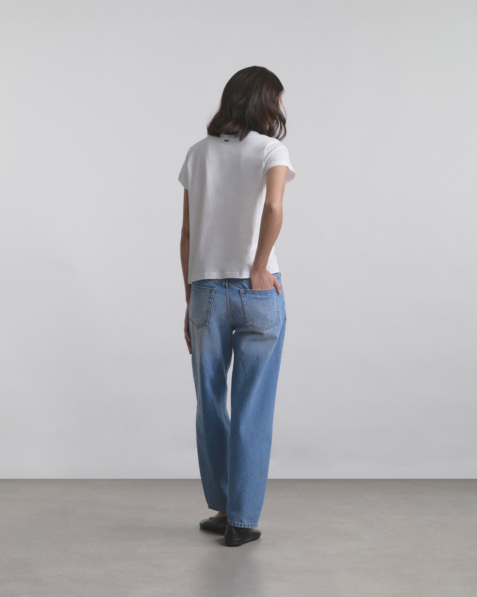 Wardrobe I - AMR Cotton Organic Slimfit T-Shirt in White