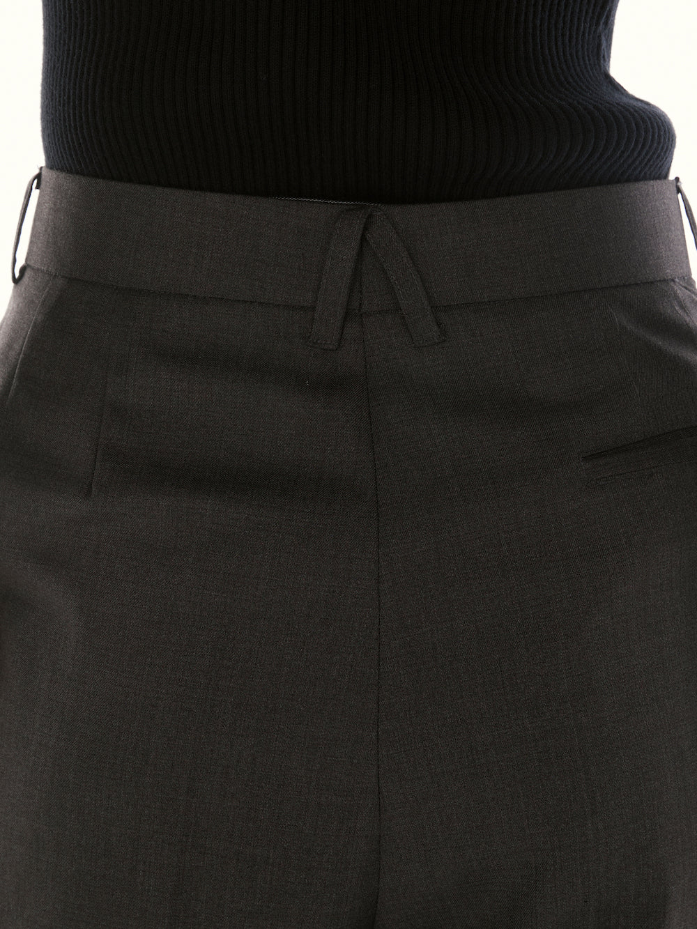 Le Fauve - AMR Pleated Wide Legs Trousers in Grey