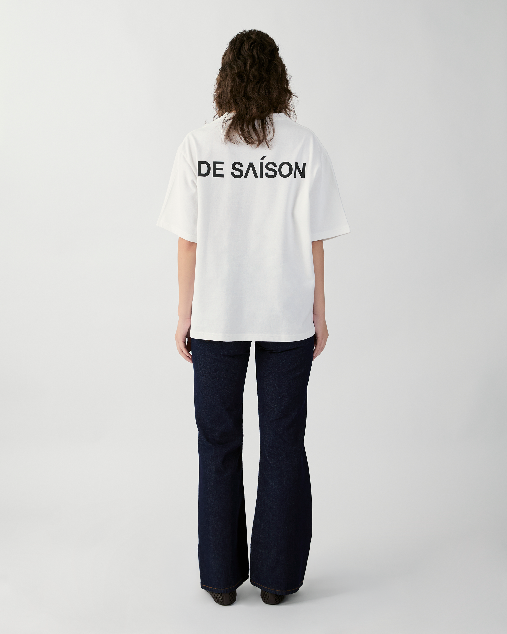 En Couleurs - AMR DE SAISON Bold T-Shirt in White