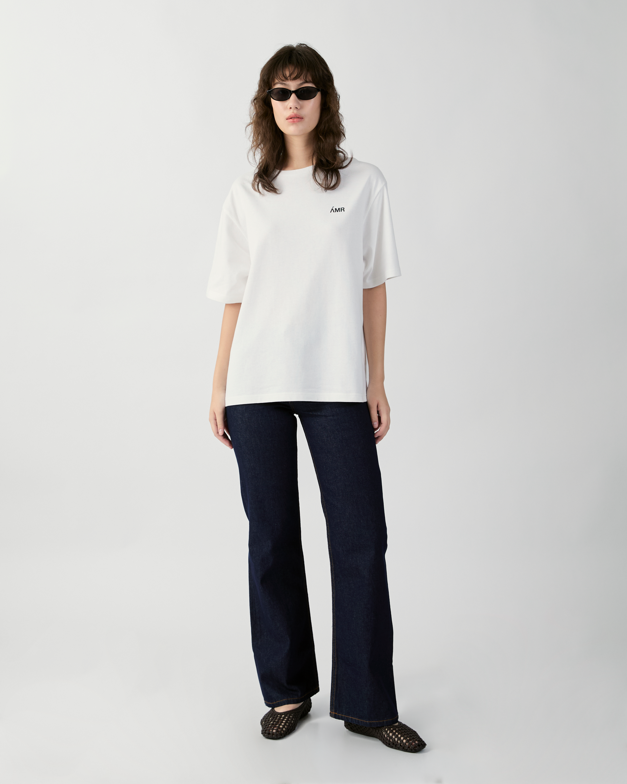 En Couleurs - AMR DE SAISON Bold T-Shirt in White