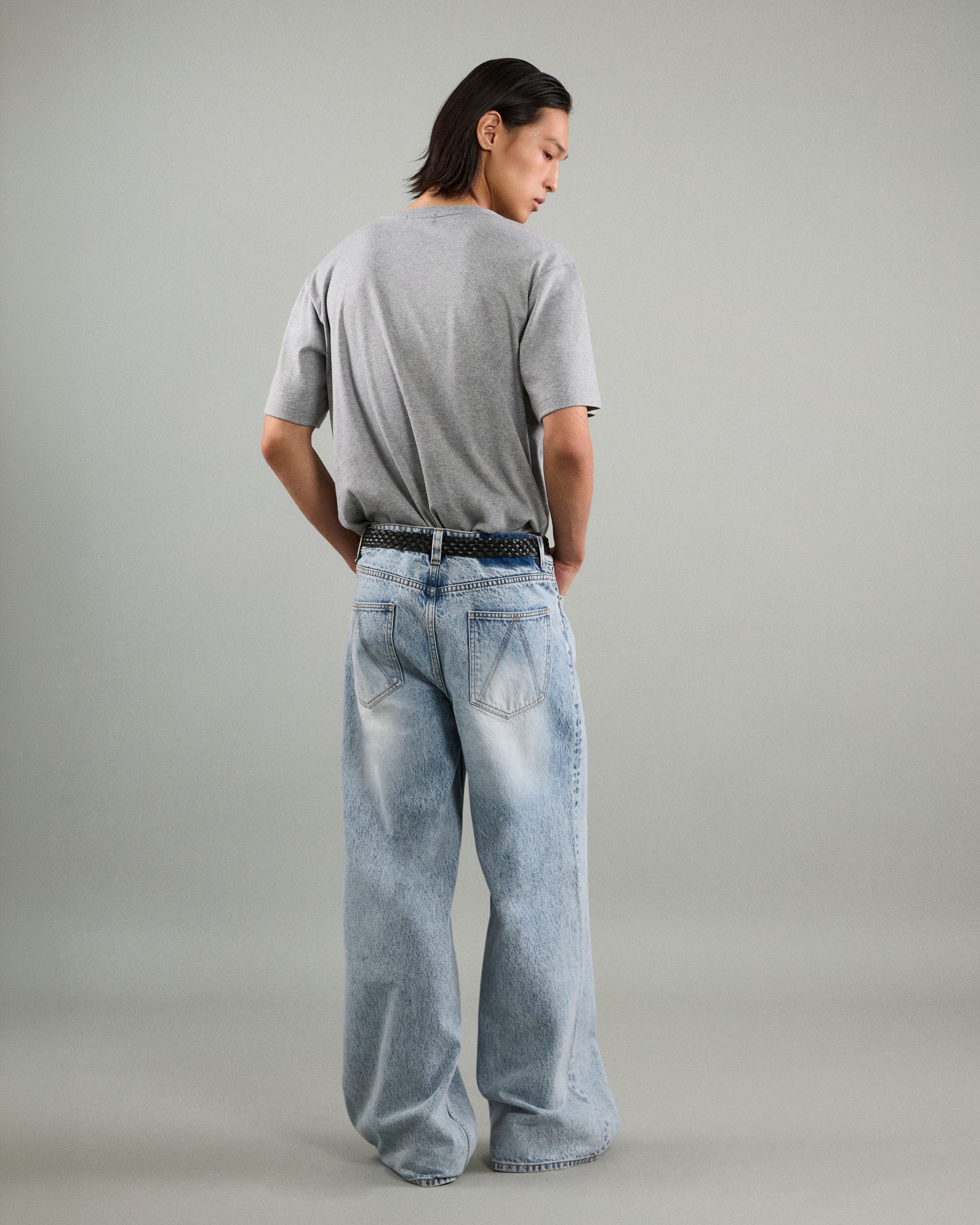 AMR DE SAISON - AMR 90s Baggy Jeans in Acid Wash